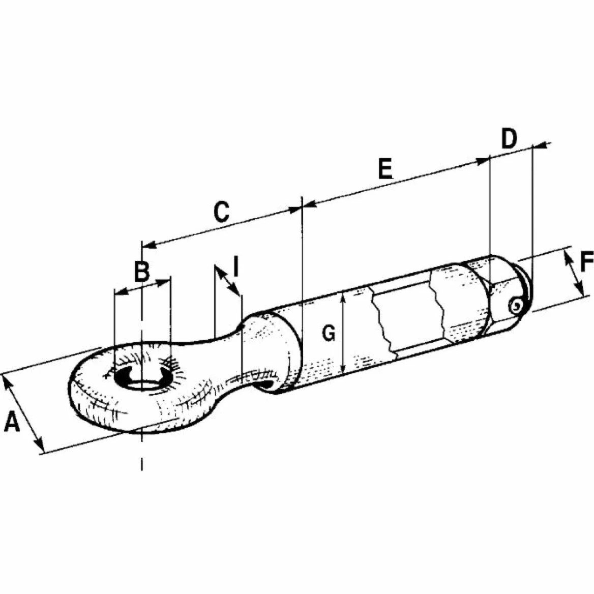 AMA Occhione di Aggancio Girevole per Rimorchi Omologato Ø Foro Interno 50 mm con Bussola e capacità di Traino 14 t, Portata Massima Dinamica 5750 Dan, Peso 10,3 kg, Made in Italy