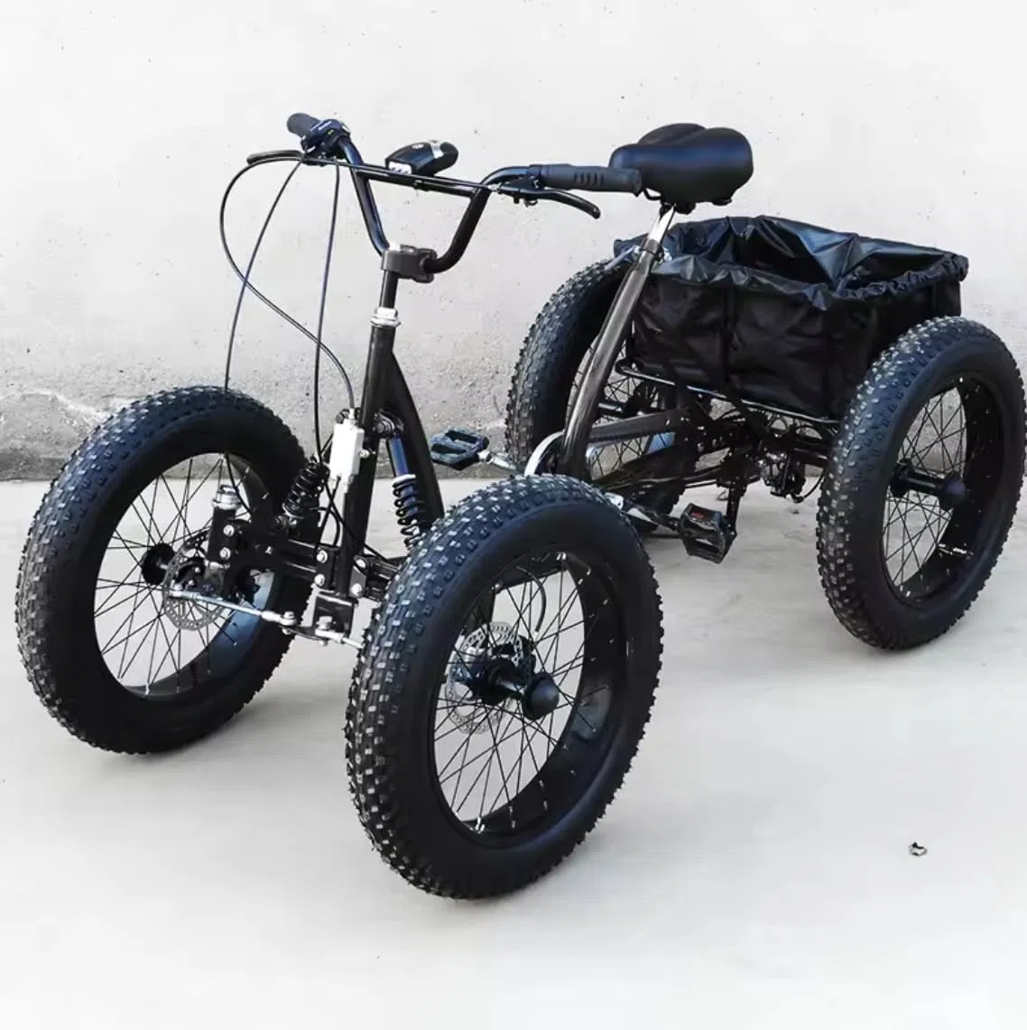 Bicicletta leggera Fat Tire a 6 velocità a 4 ruote Off Road Quad Bike