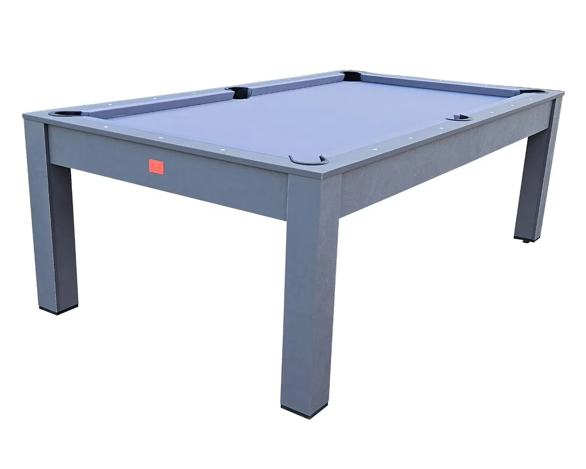 NG Biliardi - Biliardo Giunone (226 cm) - Multifunzione, Tavolo da Pranzo e Ping Pong con Piano di Trasformazione Incluso, Design Moderno, Accessori Completi