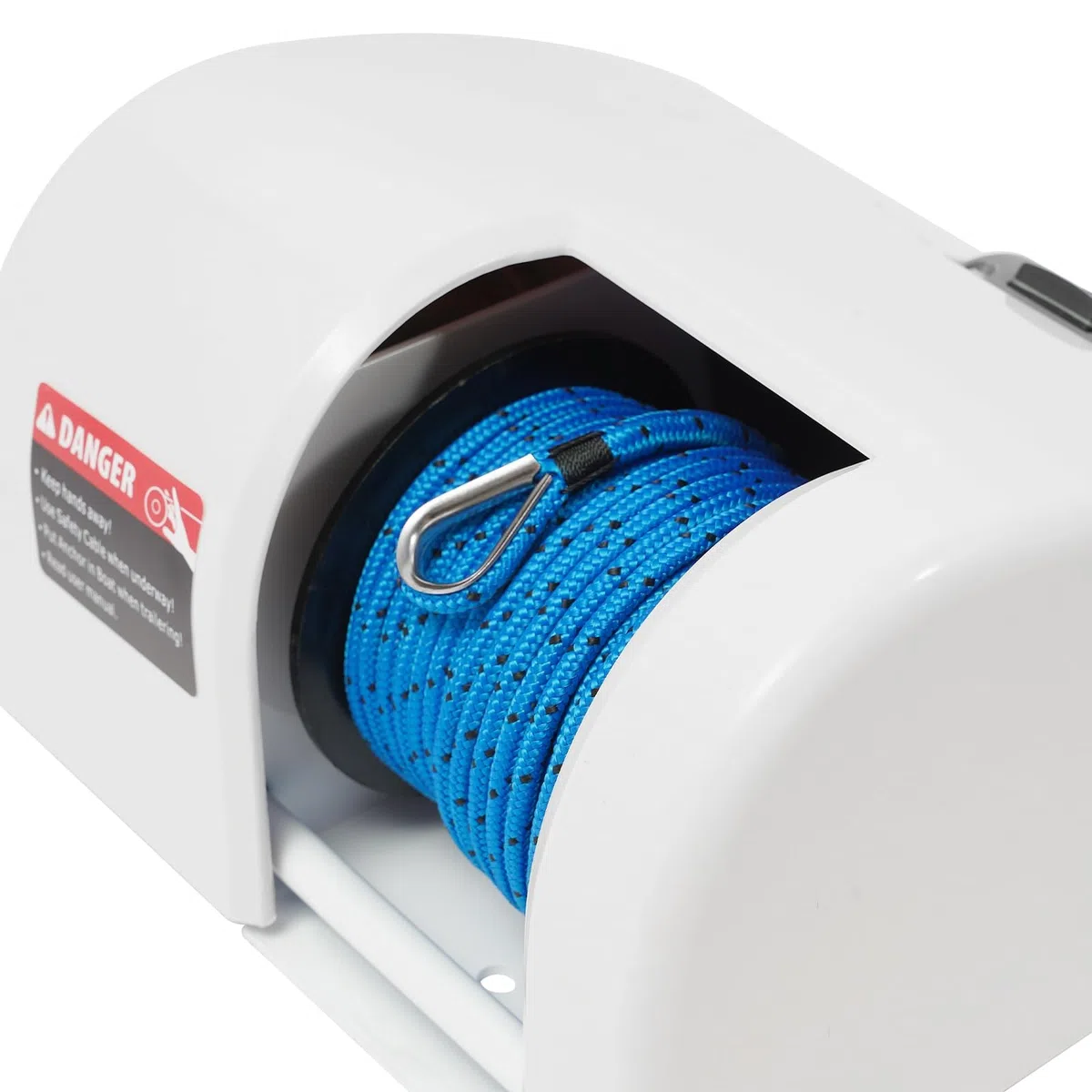 Verricello elettrico per barche, 25LBS, argano elettrico marino con telecomando senza fili, acqua salata 30 m, 12 V, acqua salata per ancora fino a 20 kg