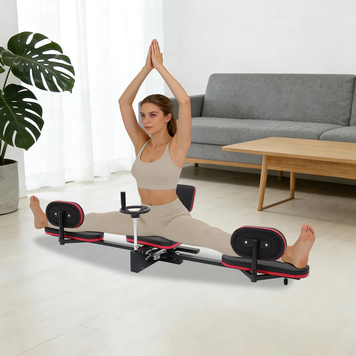 Spagat Trainer Divaricatore Gamba, Spargitore Professionale per Yoga, Balletto, Arti Marziali, Fitness - Macchina Spagat meccanica per allungare oltre 200°