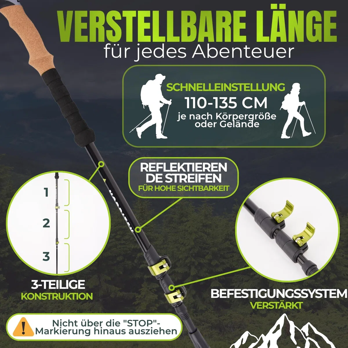 Polo telescopico