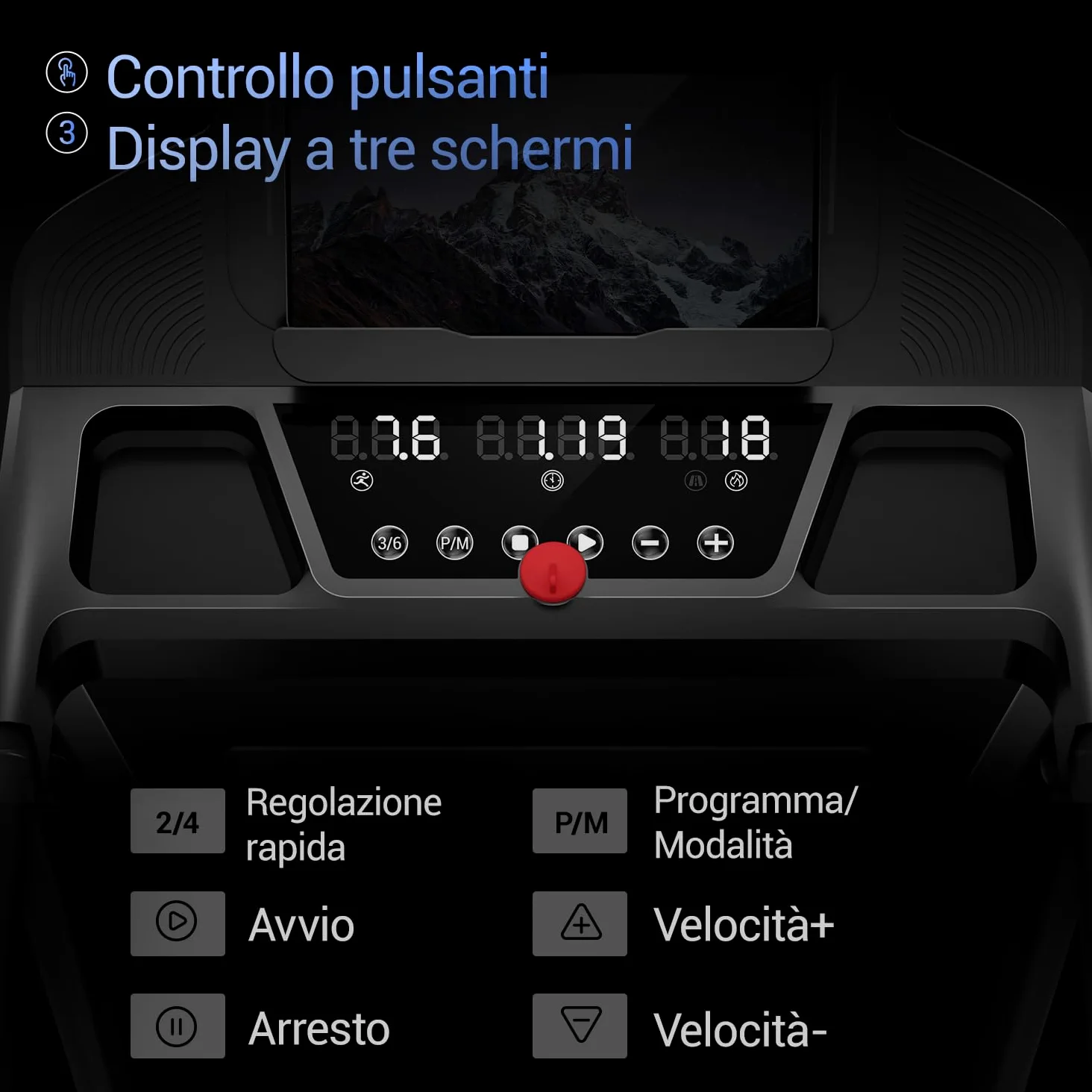 UMAY Tapis Roulant Salvaspazio con Inclinazione 15%, Tapis Roulant Elettrico 12KM/H, Tapirulan Pieghevole da Casa con Motore da 3.0 HP e Display LED, Carico Massimo 136KG
