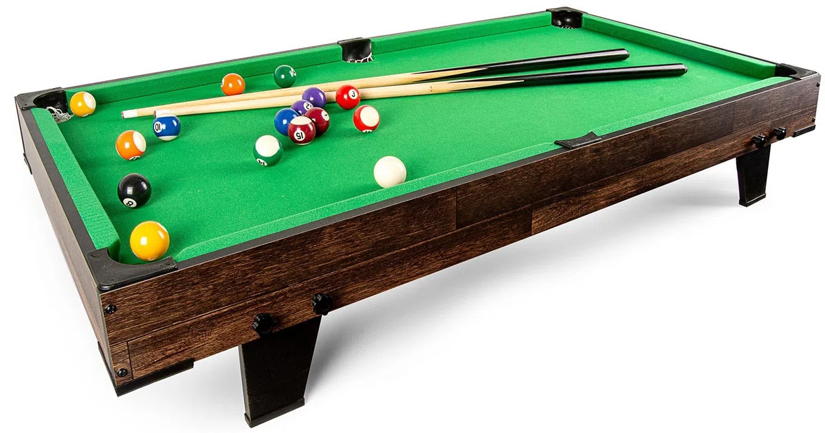 Tavolo Multigioco per Ragazzi e Adulti – Calcio Balilla, Biliardo, Air Hockey, Ping Pong e Altri Giochi, Tavolo in MDF Solido, Multifunzionale per Casa e Divertimento, 4in1, 15 in 1