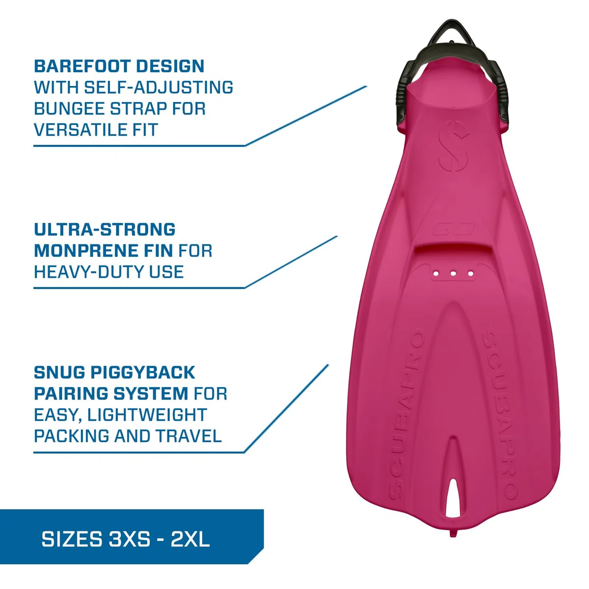 Flossen Go Travel Pink
