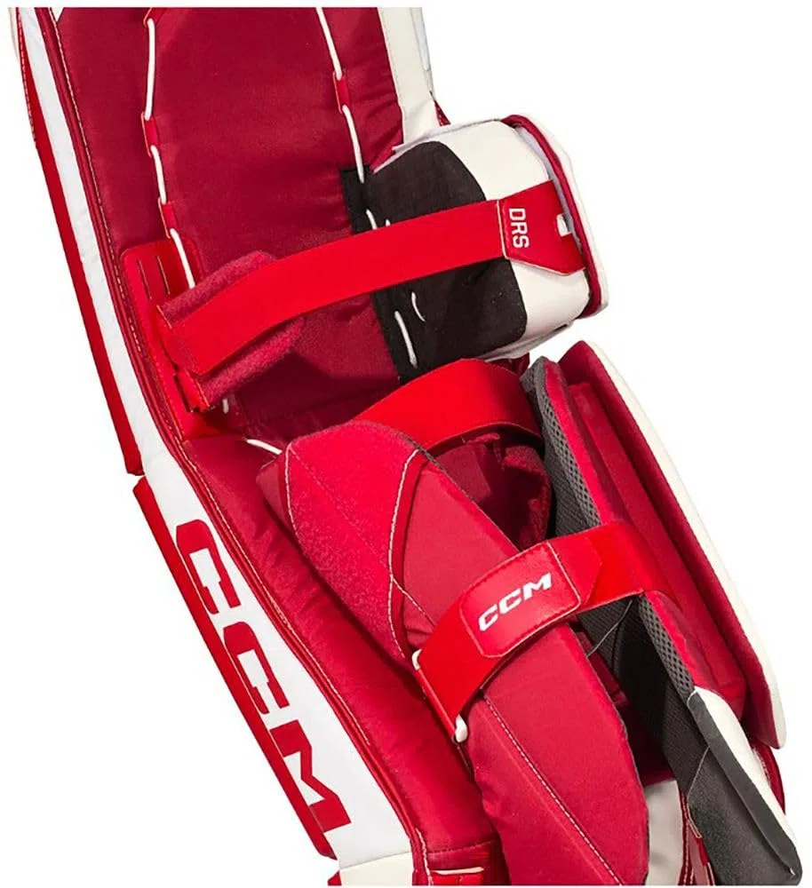 CCM EFLEX 7.5 - Binario per portiere Senior Detroit, bianco/rosso, 34 + 1 bianco/rosso