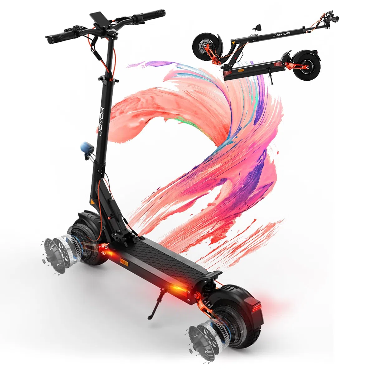 Monopattino Elettrico, autonomia 50-90 km, 48/60V 13/18Ah, portata 150 kg, doppio ammortizzatore, freni a disco anteriori e posteriori, monopattino elettrico pieghevole per adulti