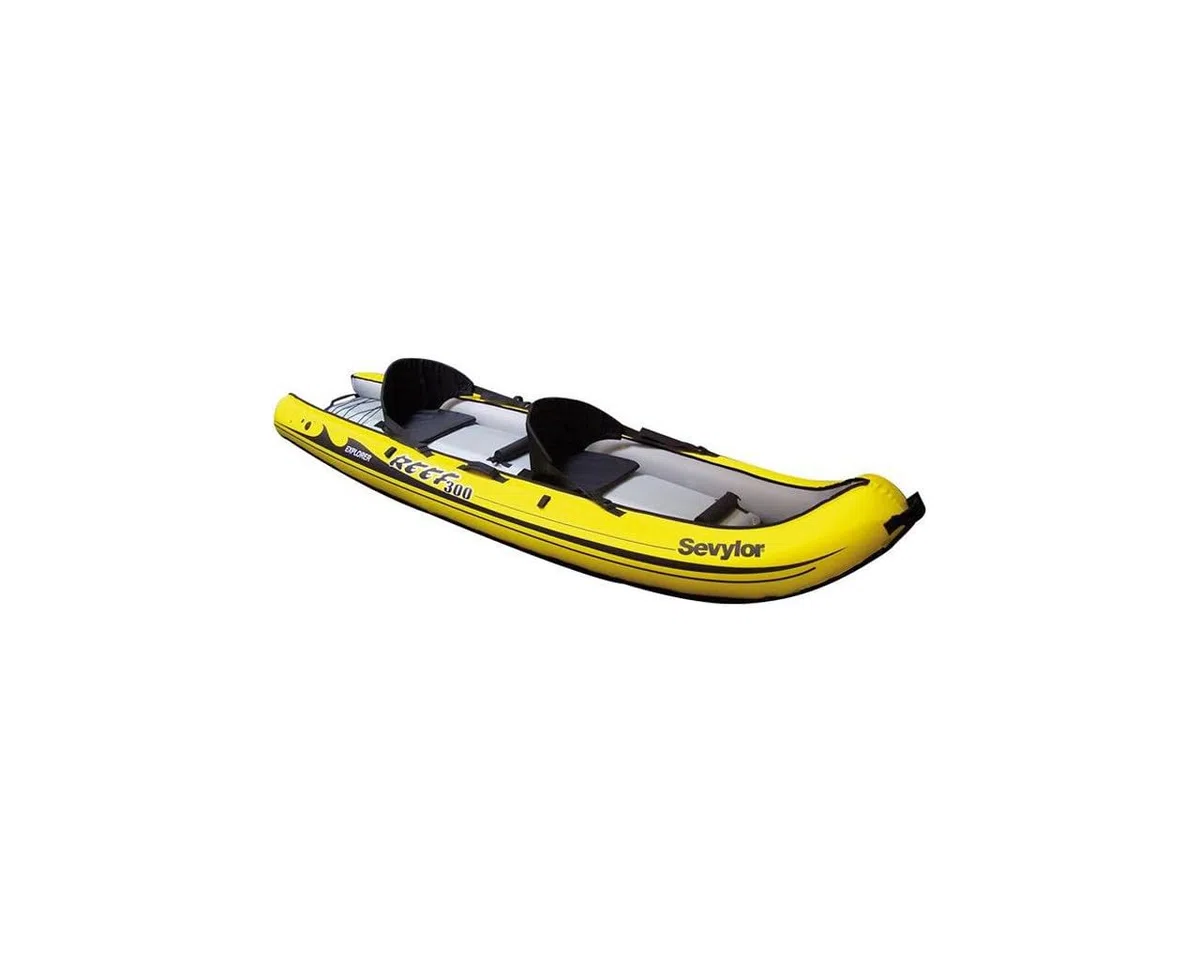Sevylor Reef 300 Kayak Mare Gonfiabile, Sit on Top, 2 Posti, 296 x 84 cm