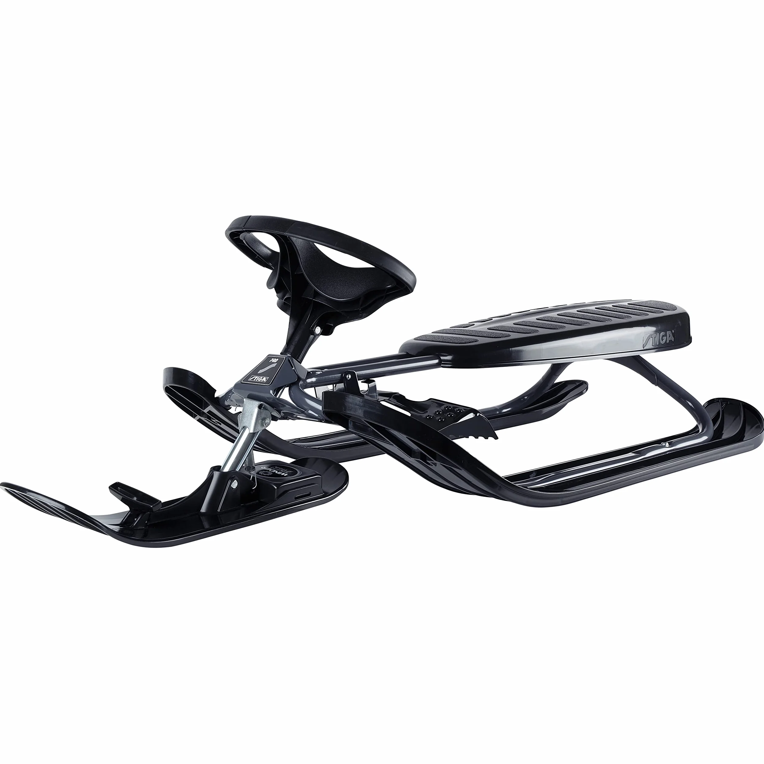 STIGA Snowracer Curve - Slittino da Neve con Volante e Freno per Bambini dai 7 Anni