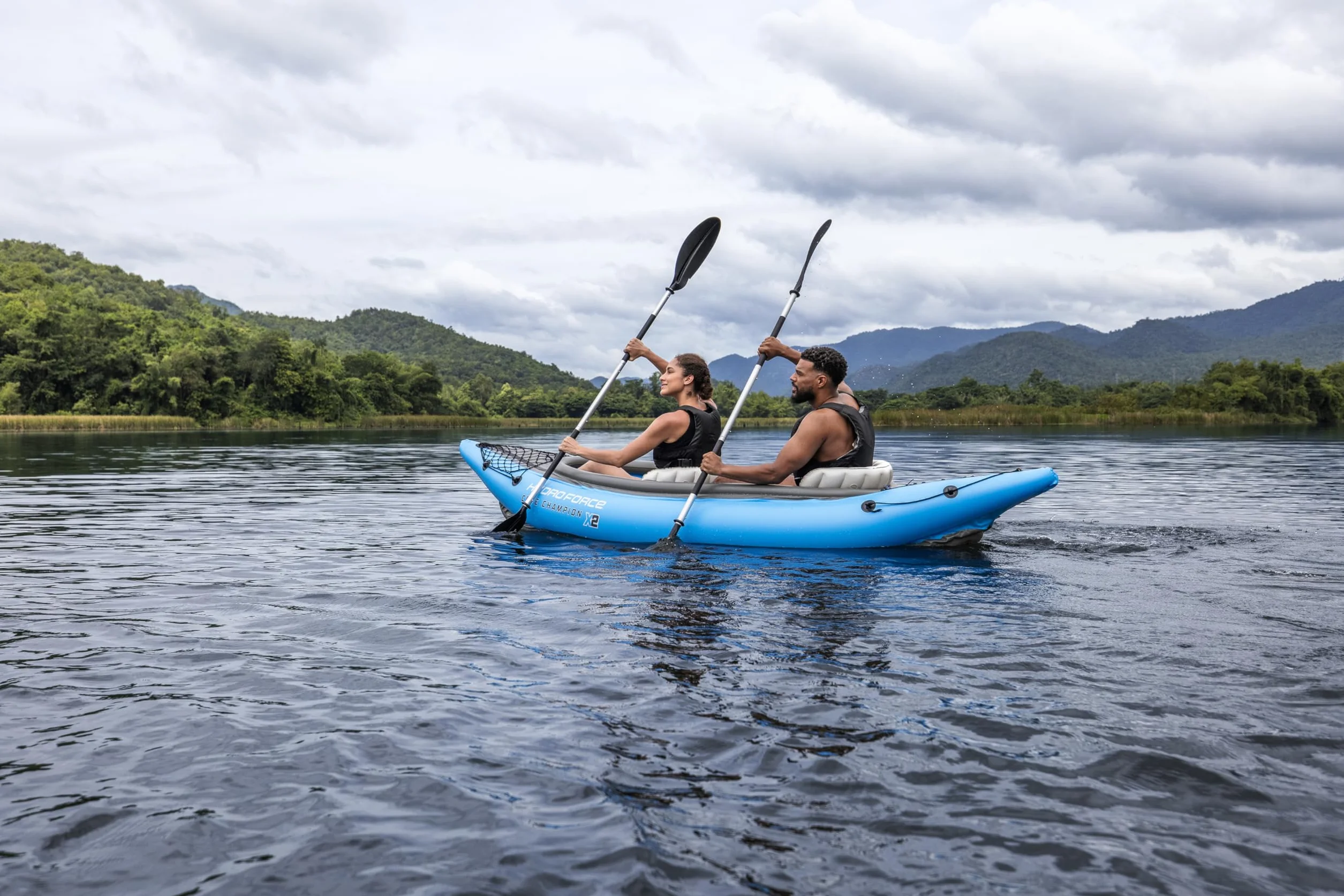 Bestway 65131 - Hydro-Force Kayak X2 Cove Champion 3,31 m x 88 cm Unisex Adulto
