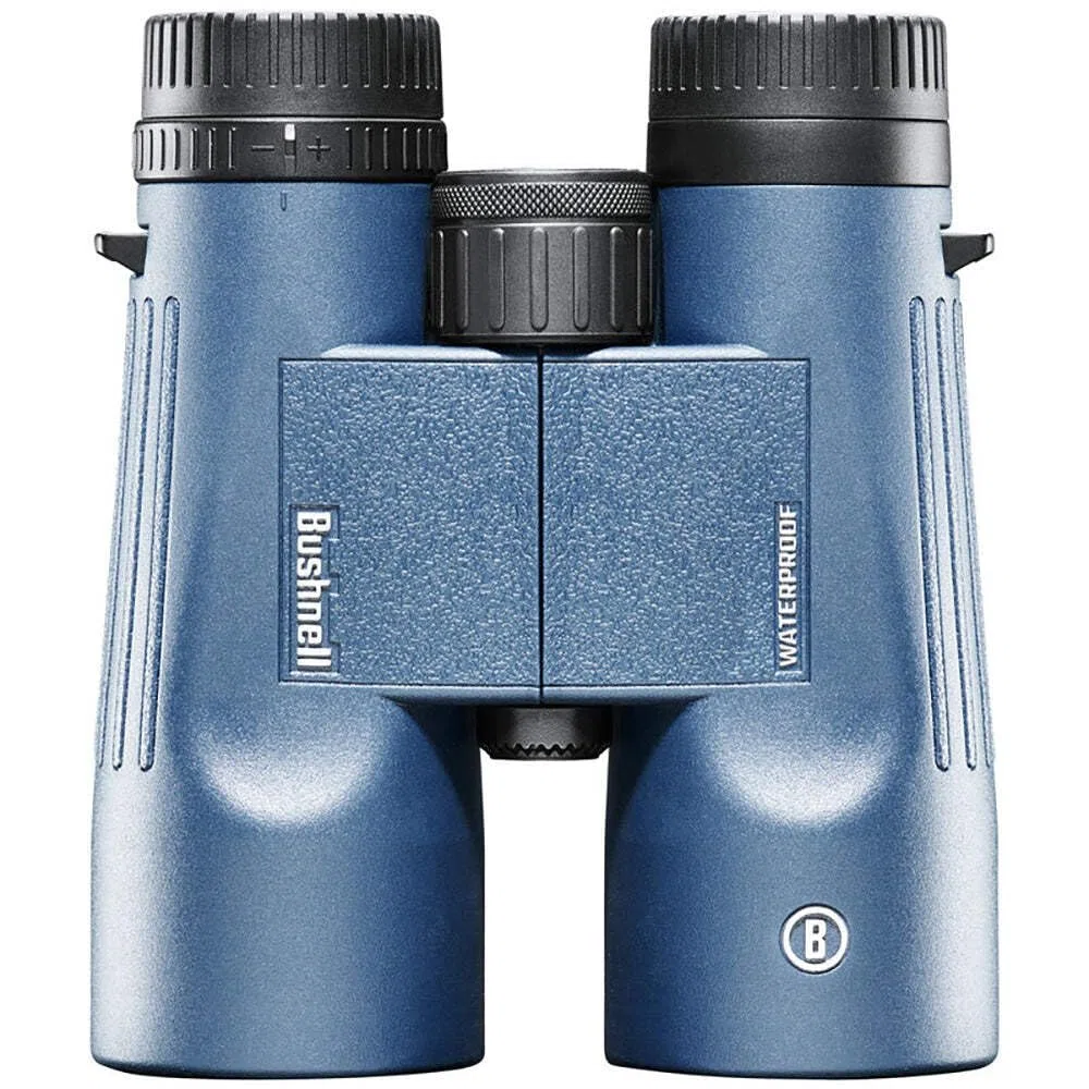 Bushnell - H2O 2 - Binocolo - 10x42 - Tetto Prisma - Blue Scuro - Fully multicoated - Impermeabile/Antiappannamento - Conchiglie oculari Twist Up - Sport acquatici - Nautica - 150142R