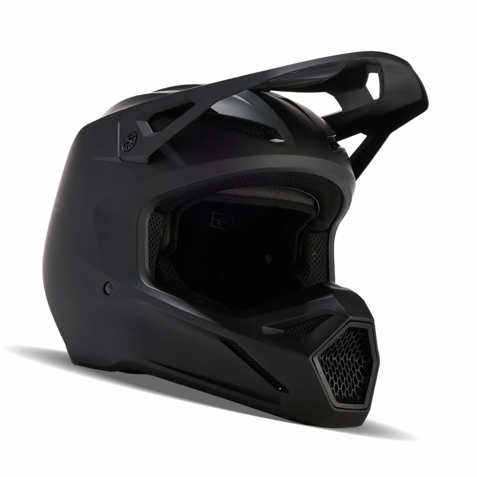 Fox Racing Fox V1 SOLID - Casco unisex per adulti, colore: Nero opaco S