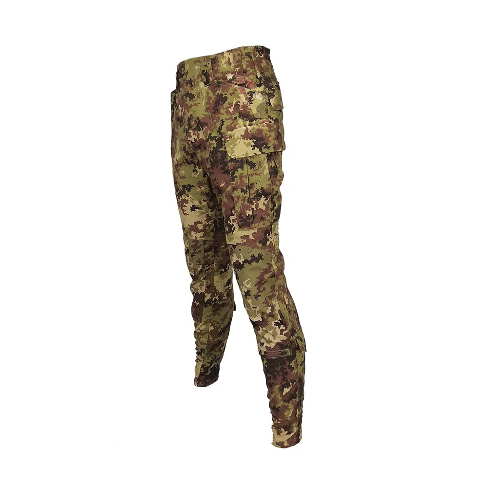 ALGI Uniforme Mimetico da Combattimento Antistrappo Vegetato con 2 Pantaloni (MOD. Soldato Futuro)