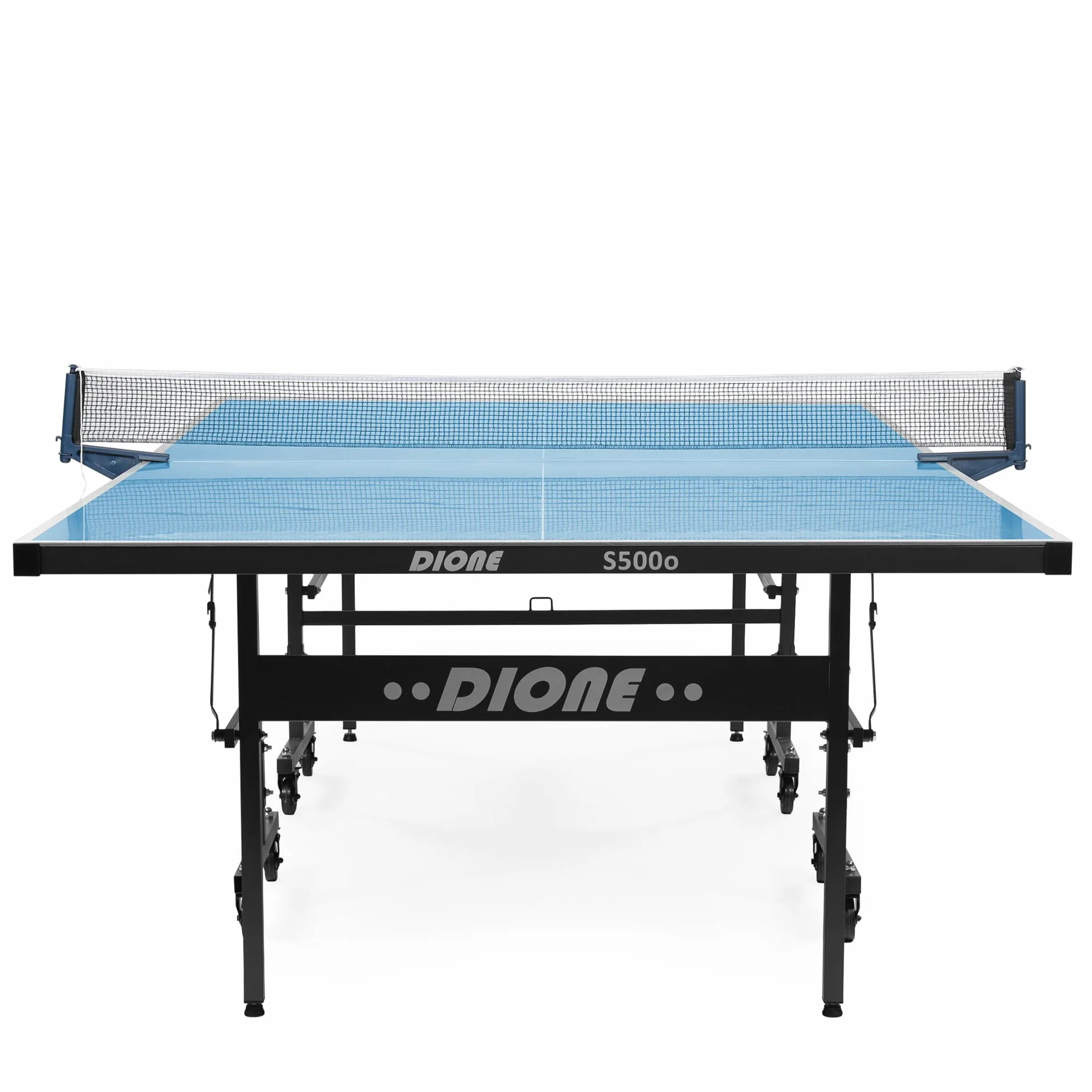 Dione S500o - Tavolo Da Ping Pong - Superficie da 6 mm - Pieghevole e adatto per esterni - Resistente alle intemperie - 60KG - Montaggio 10 Minuti