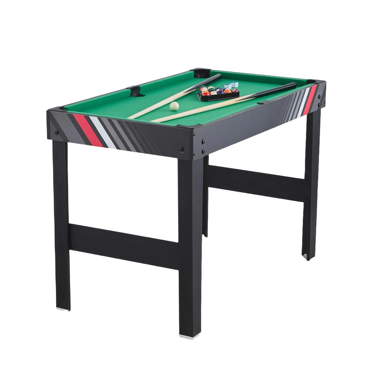VEVOR Set Combo Tavolo da Gioco, 121,9 cm Aria Hockey Tavolo, Multi Combinazione Tavolo con Aria Hockey Pool Billiard Ping Pong, per Famiglia Sala Giochi Ufficio con Accessori Abbondanti