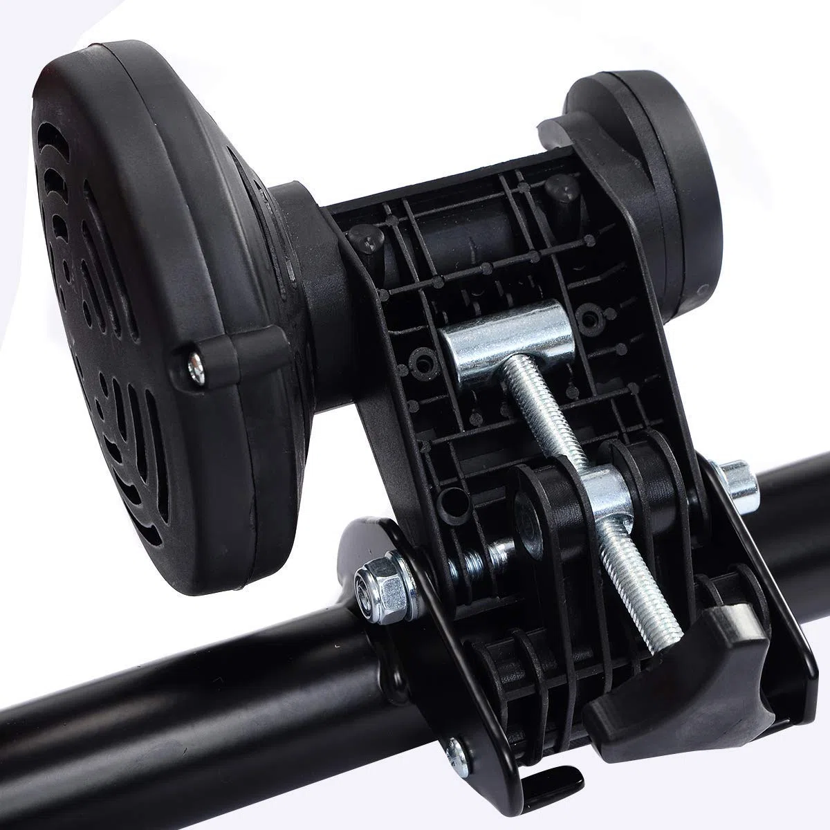 COSTWAY Rullo per Allenamento Bici, Addestramento Bicicletta a Casa, Pieghevole e Regolabile, Carica Max 150kg, Nero