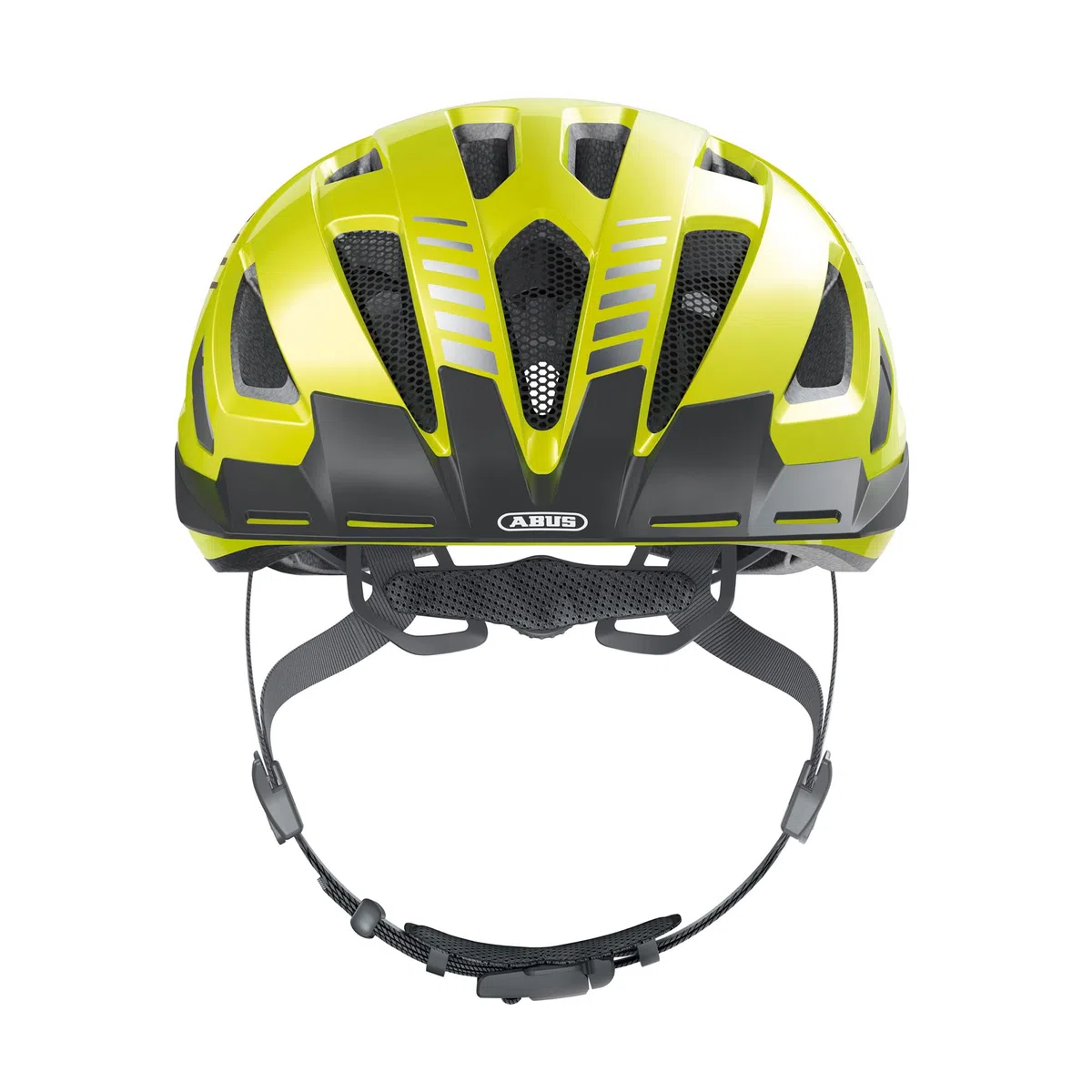 ABUS Urban-I 3.0 city helmet - casco da bici con luce posteriore, visiera e chiusura magnetica - per uomini e donne