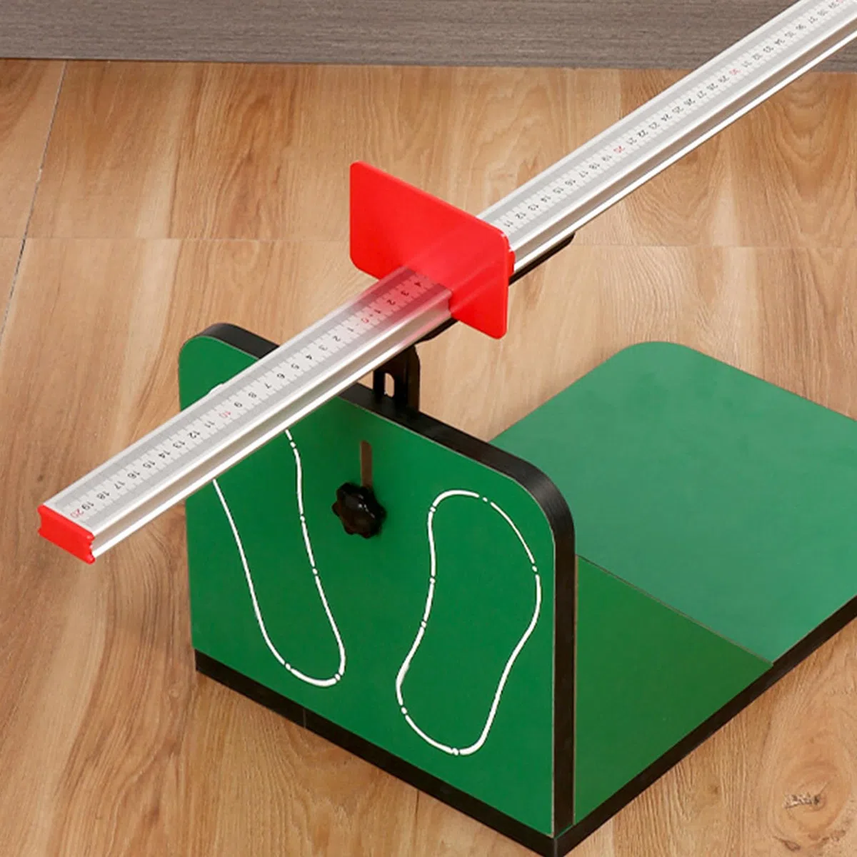 Flexibility Sit and Reach Box – Dispositivo di prova in lega di alluminio, barra di misurazione regolabile, strumento portatile per il fitness a scorrimento fluido | Costruzione leggera e resistente