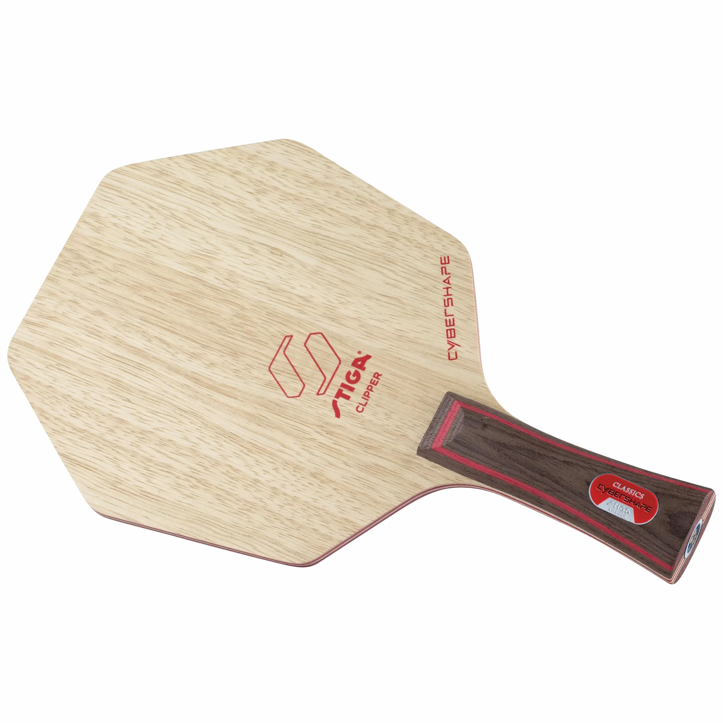 STIGA Cybershape - Lama da ping pong Clipper, lama in legno veloce offensiva per giocatori esperti