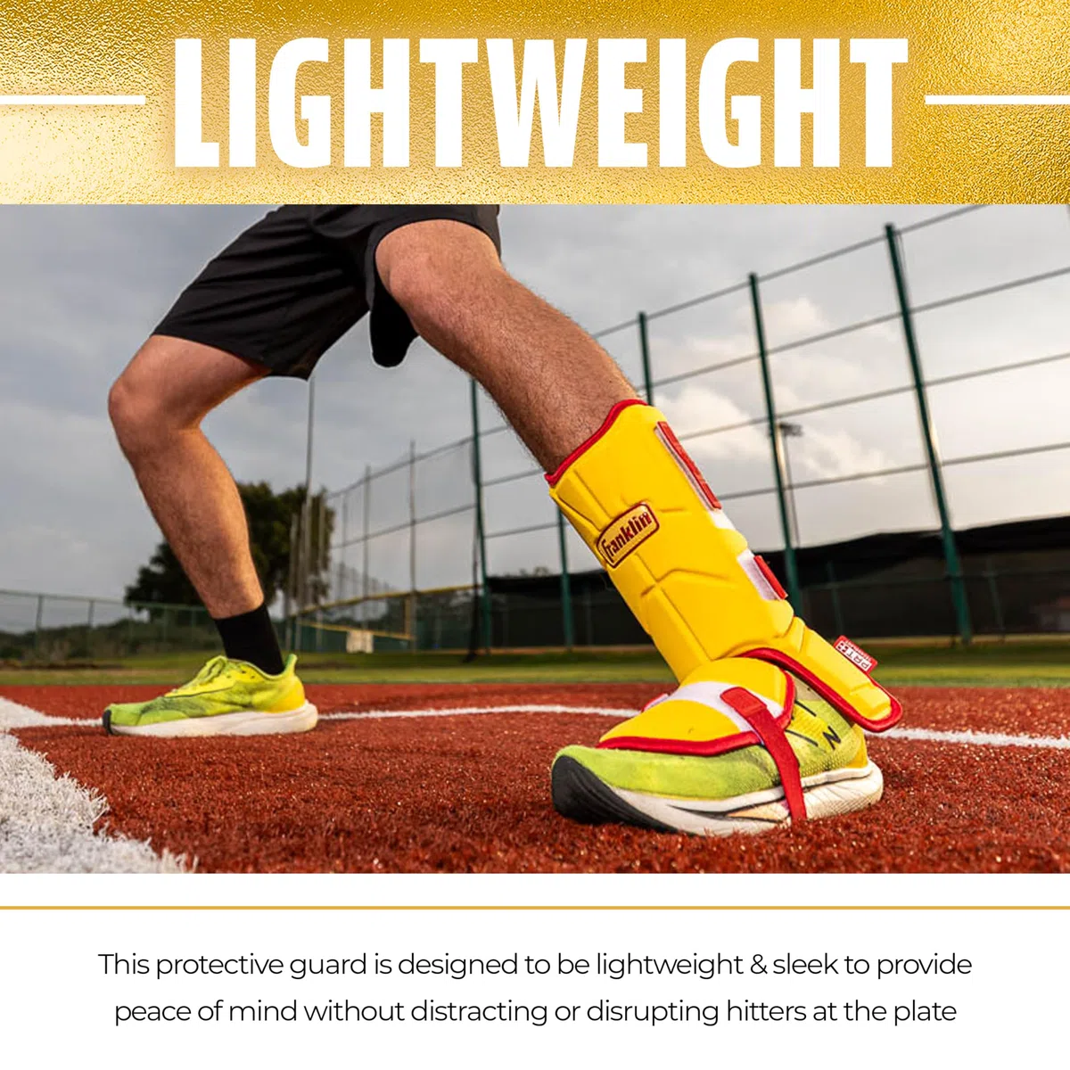 Franklin Sports Protezione per gambe da baseball + softball – PRT Series – Stinco giovanile + protezione per i piedi per colpire – gamba protettiva + protezione per le nocche con piastra per dita