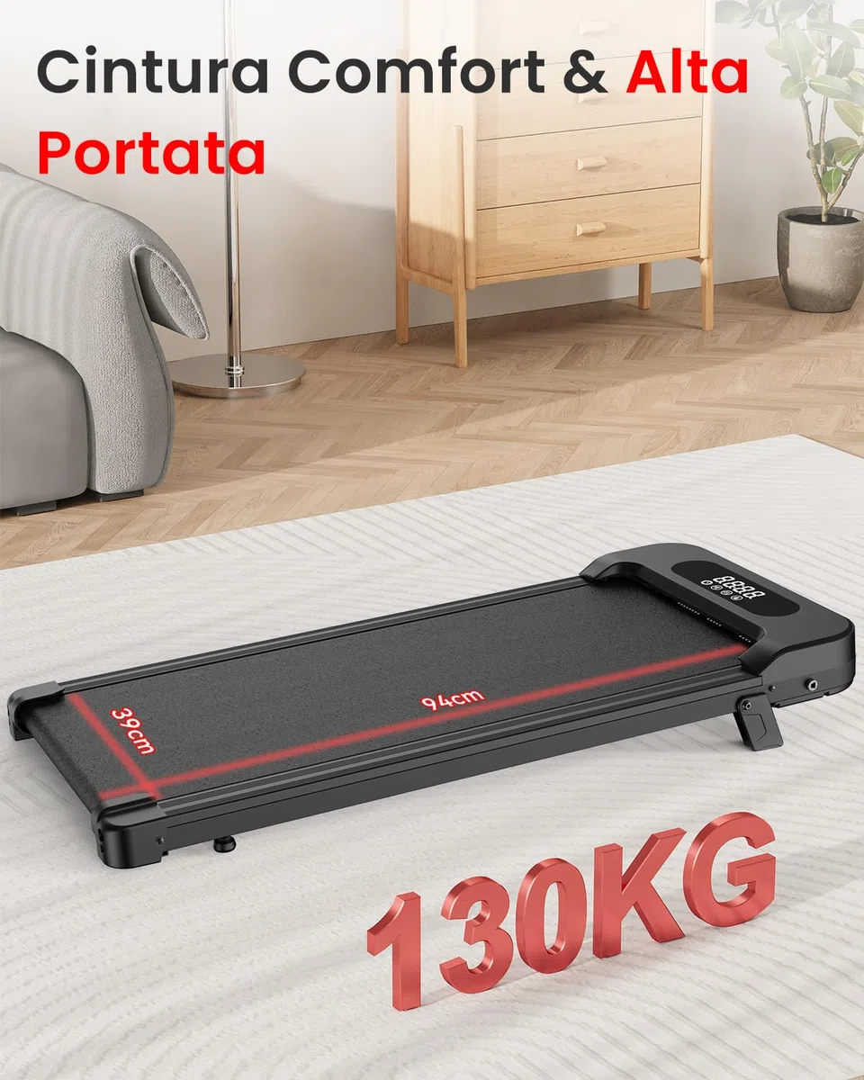 Tapis Roulant Salvaspazio 9%, 3 IN 1 Tapis Roulant Elettrico, 2.5CV Walking Pad Pieghevole, Design Salvaspazio per Casa e Ufficio