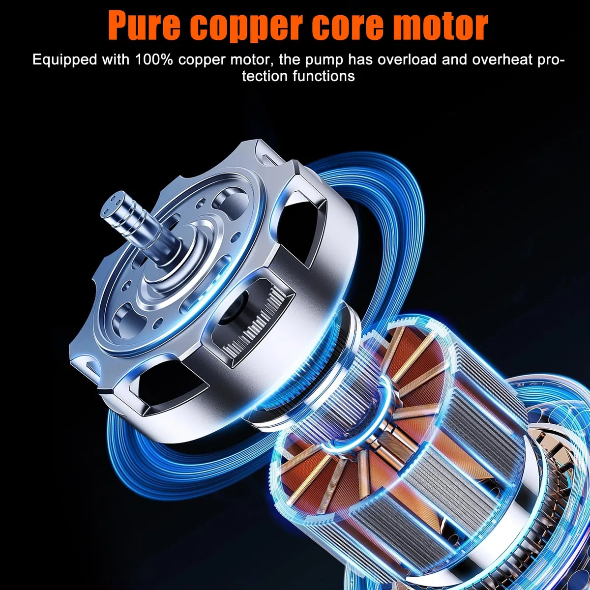 Pompa Acqua 12V, DC 20,8 L/min 70 psi/4,8 bar 5,5 GPM 5 Camere Pompa a Pressione Autoadescante per Acqua su Richiesta Pompa a Membrana per Acqua per Camper Yacht Giardino Camper