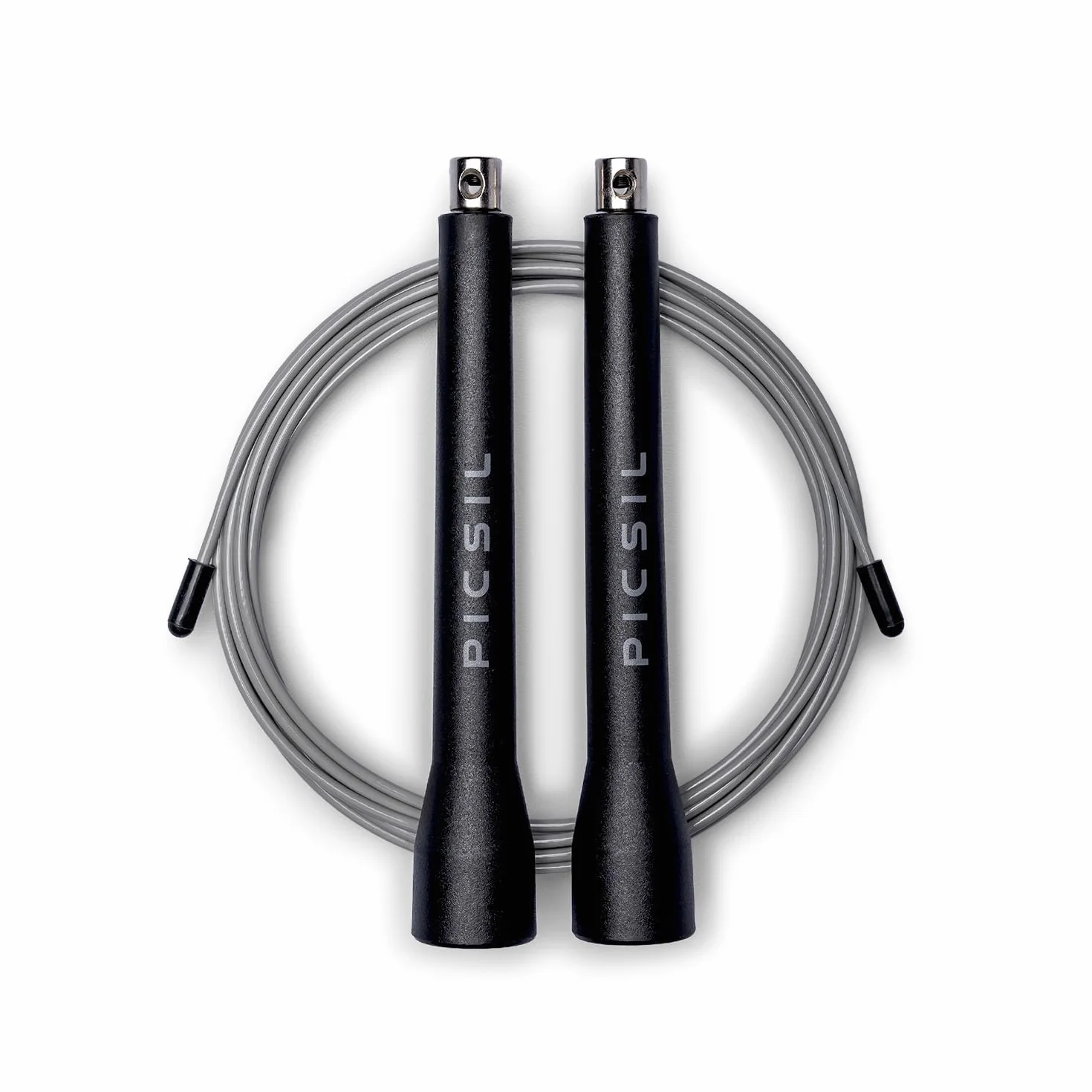 PICSIL - Corda per Saltare Professionale ABS, Speed Rope Regolabile in Acciaio, Manici Antiscivolo Ergonomici, per Cross Training, Fitness e Double Under