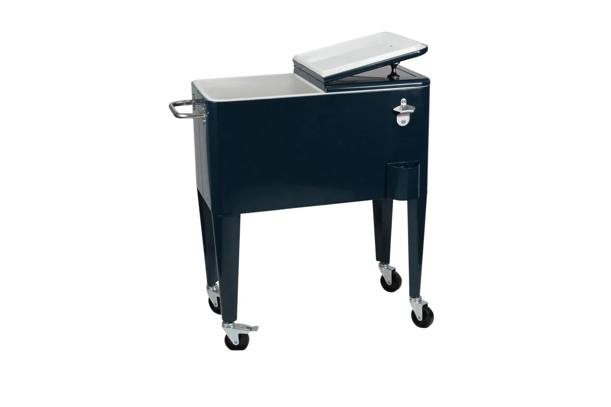 Kailua Cooler - Frigorifero per bevande - scatola di raffreddamento - Box Frigo - Frigo Portatile - Carrello Portabevande - Carrello Mobile Bar - refrigerator