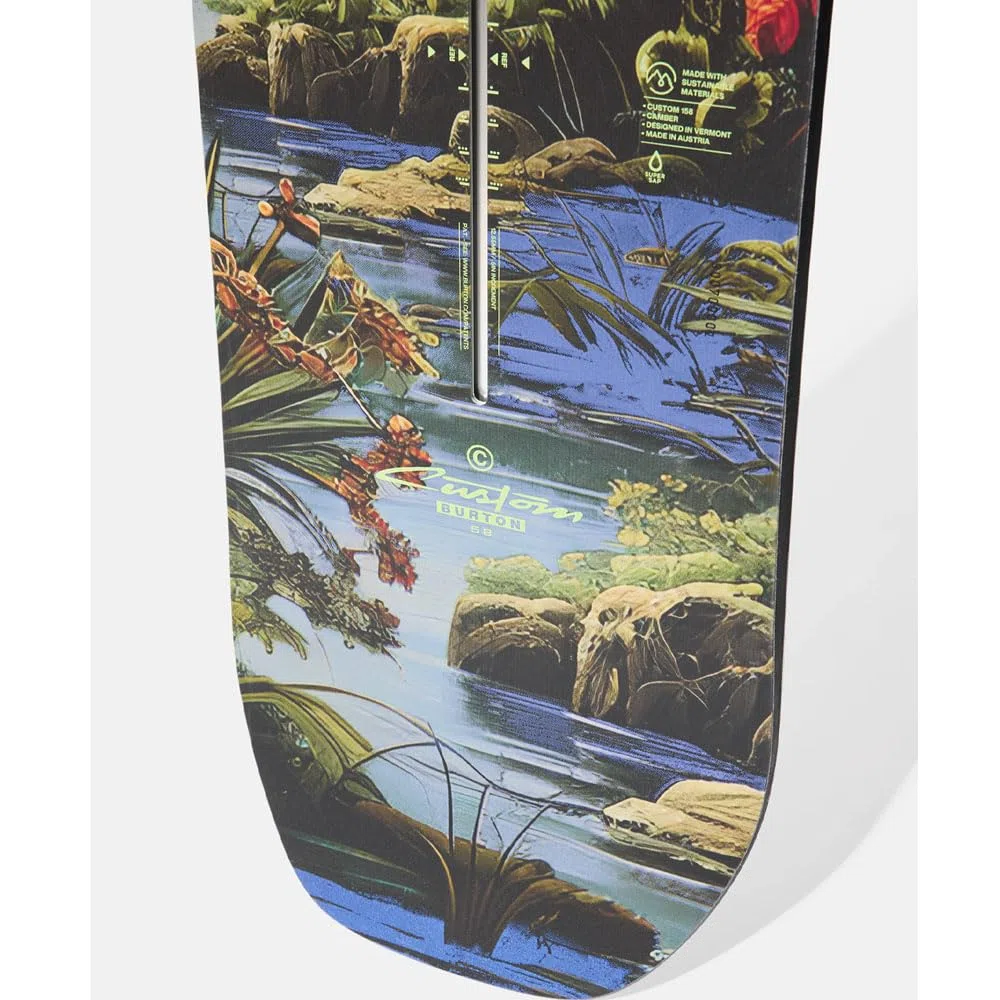 Burton - Tavola da snowboard personalizzata Camber Jungle Uomo - Uomo - Dimensione 154 - Verde
