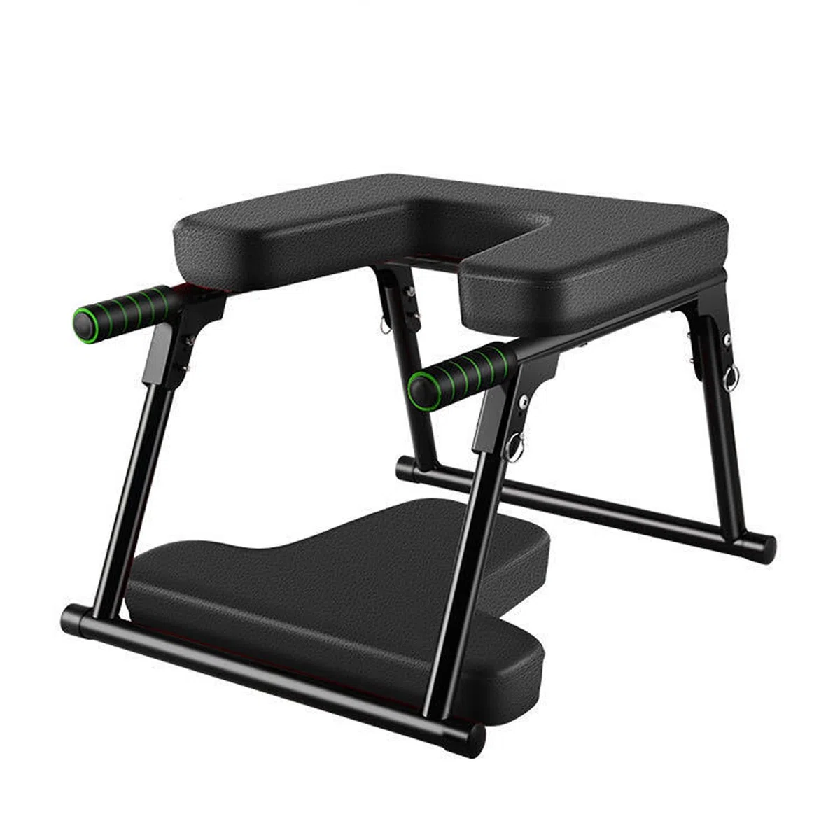 Sedia da yoga, pieghevole, per yoga, per fitness, meditazione, relax, capacità di carico 200 kg, colore nero