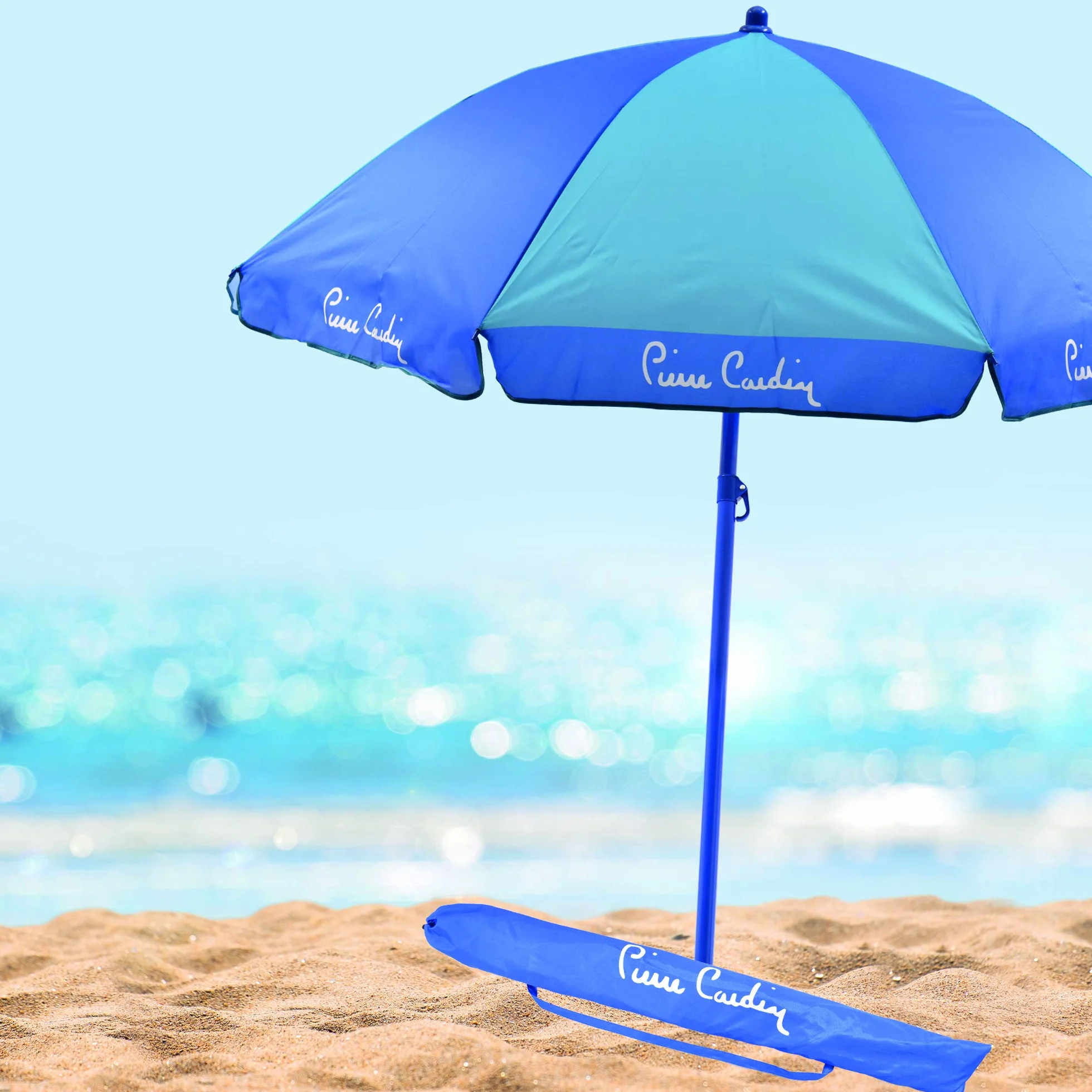 PIERRE CARDIN LINEA SAONA BLU OMBRELLONE PORTOFINO COT. Ø200