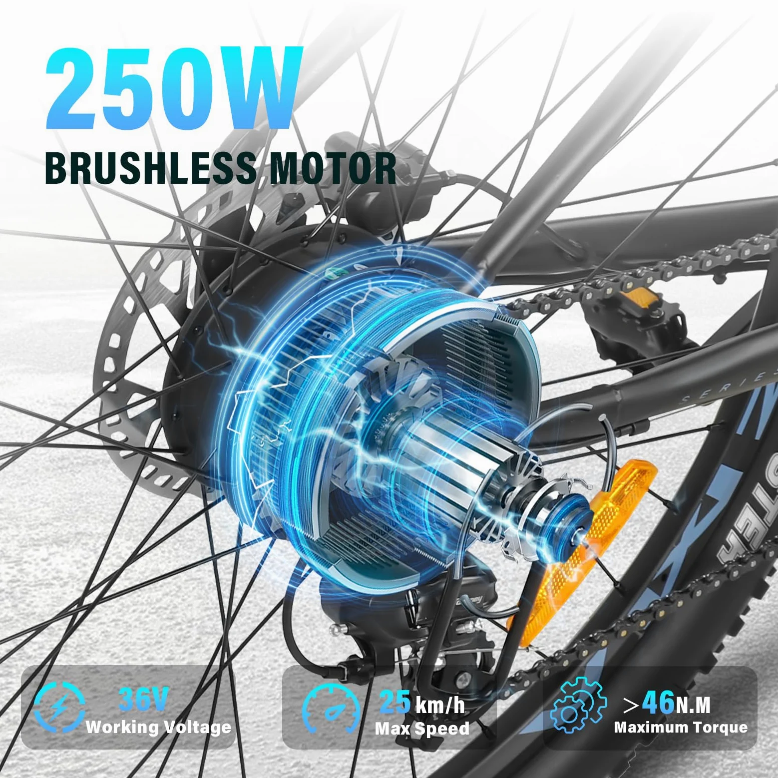 AZMA Bici Elettrica,27.5"/29" Bici Elettrica Uomo Donna da 36V/48V Batteria Rimovibile,Autonomia di 100-140 km Bicicletta Elettrica,8 Velocità Ebike da per MTB