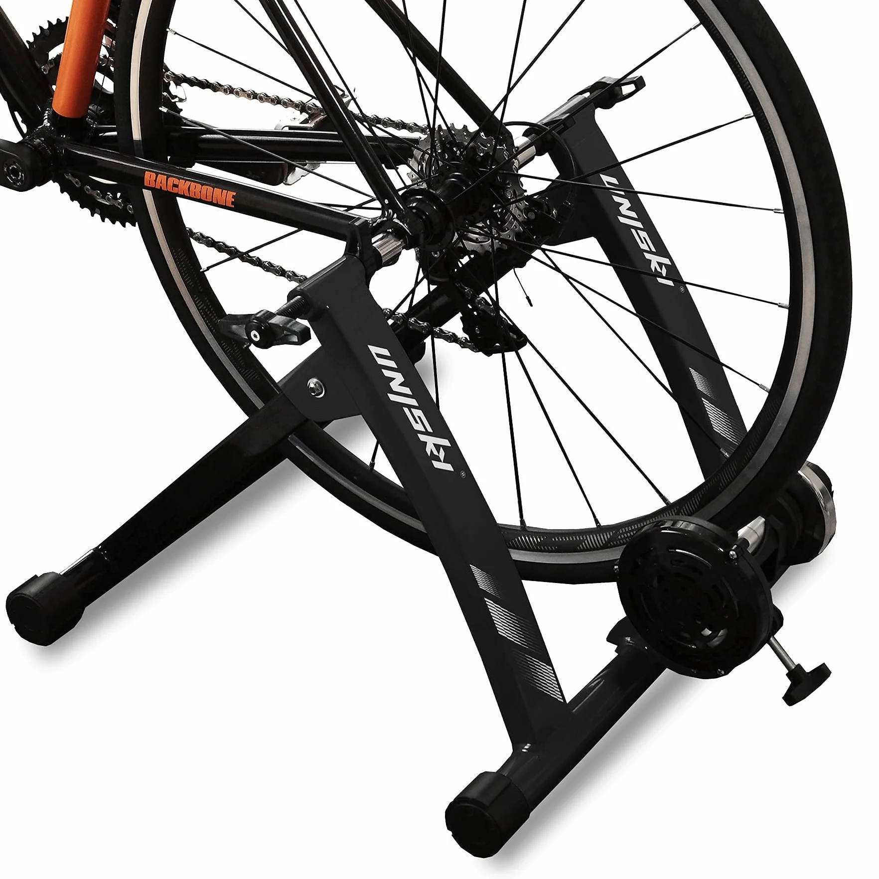 UNISKY Turbo Trainer Bike Trainer Stand Indoor Magnetico Bicicletta Training Stand Quick Release Equitazione Stand per Mountain & Road Bike
