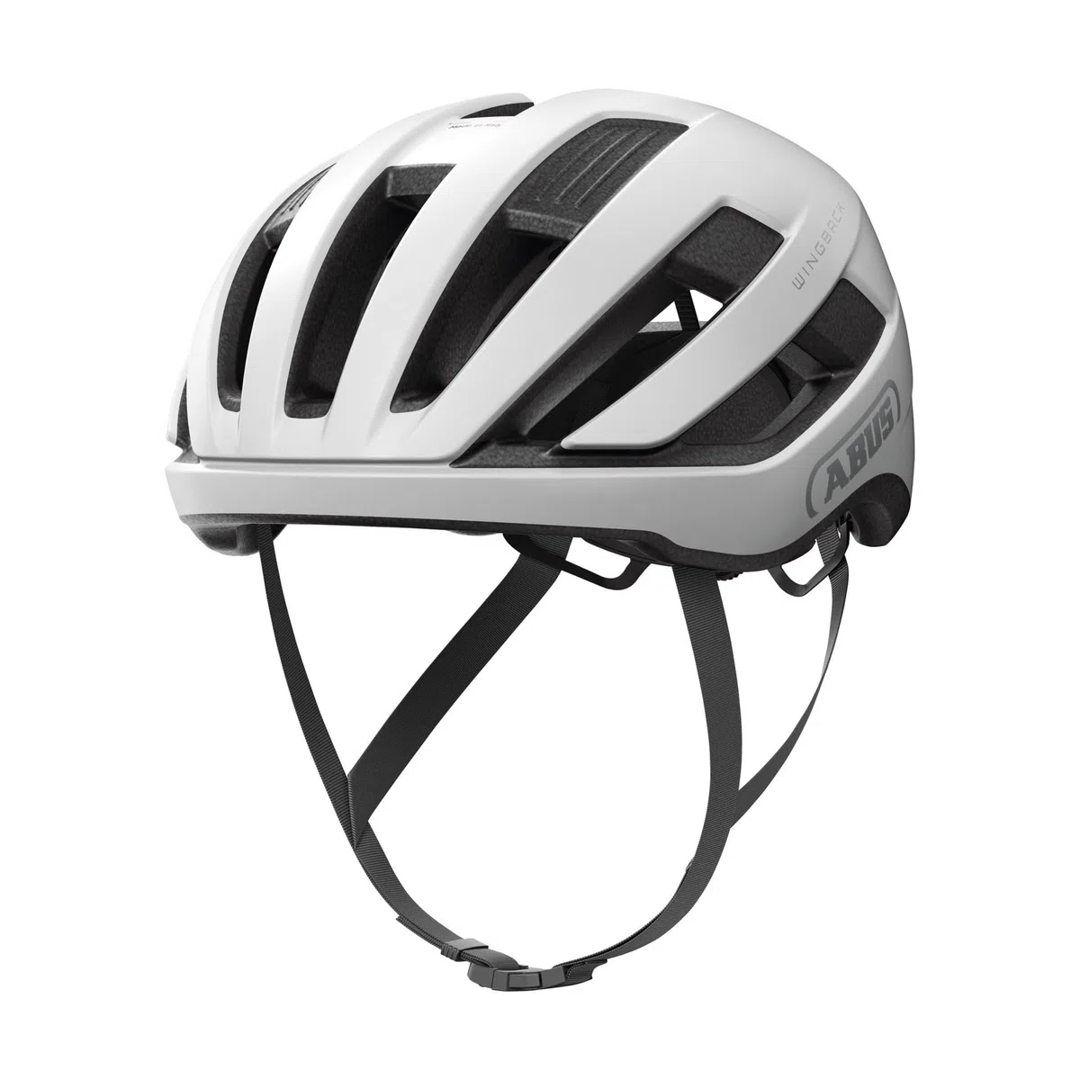 Abus WingBack - Casco da Strada per la Guida Sportiva nella Vita di Tutti i Giorni e nel Tempo Libero - per Adulti e Ragazzi, Weiß (polar white), M (54-58 cm)