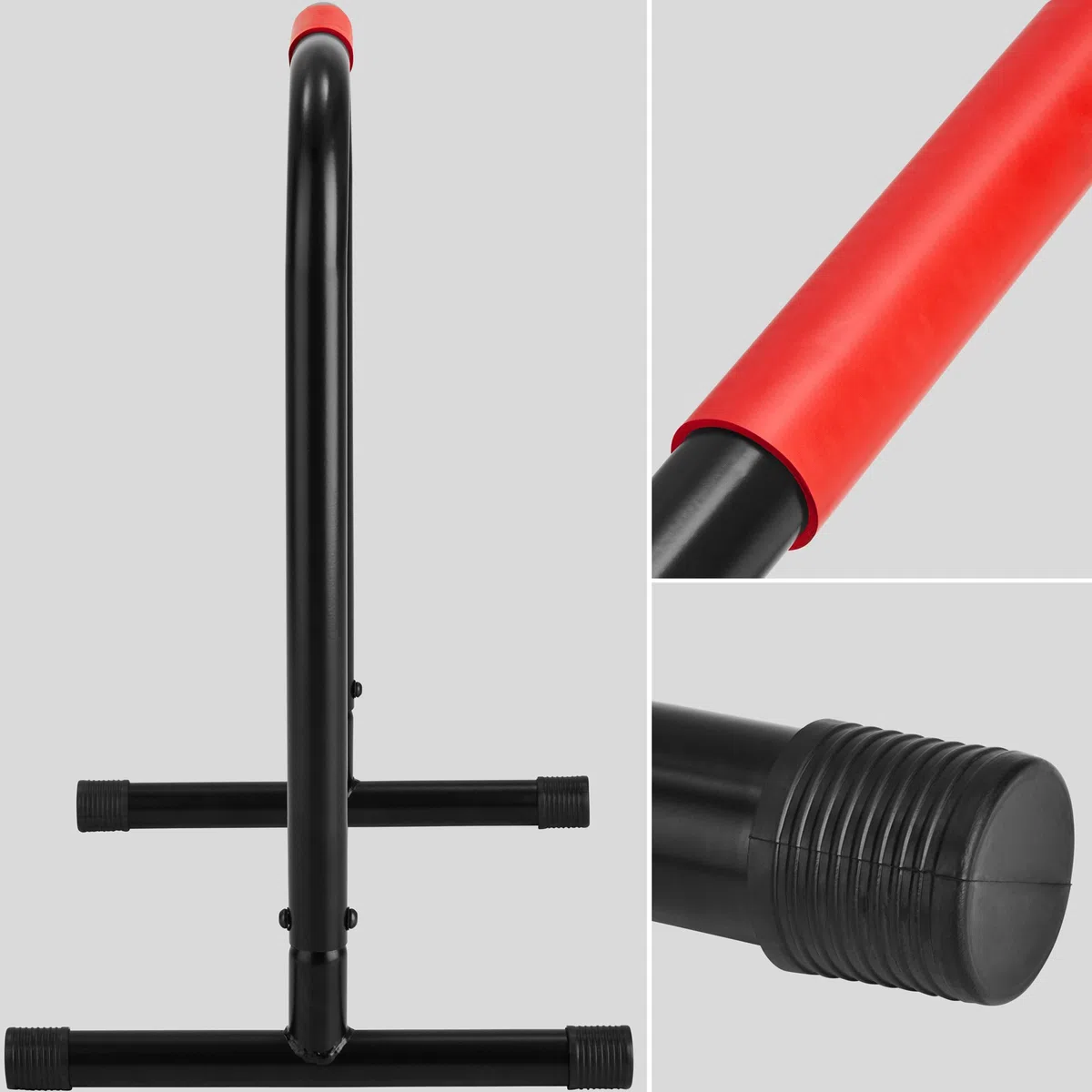 tectake Barre per Fitness Stazione per dips | Adatto a Push-up, Solleva la Gamba, Salse e altroon Il Peso del Proprio Corpo