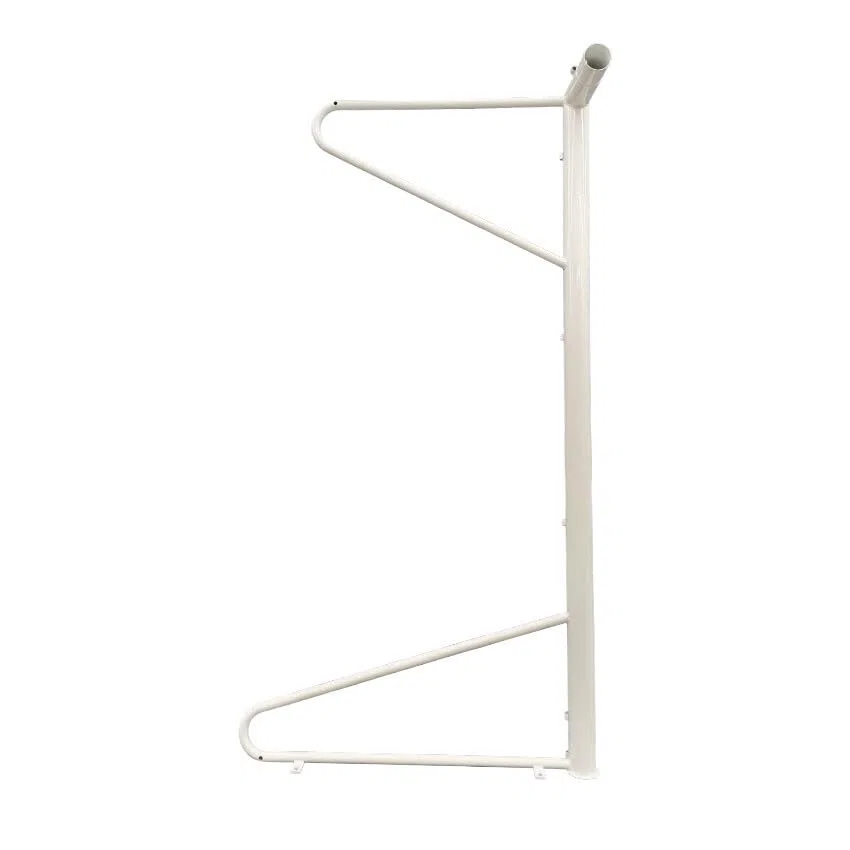 Coppia Porte Calcetto 3x2 m in Acciaio Verniciato | Professionali e Regolamentari | Complete di Reti in Nylon Ø 2,5 mm | Ideali per Campi Indoor e Outdoor