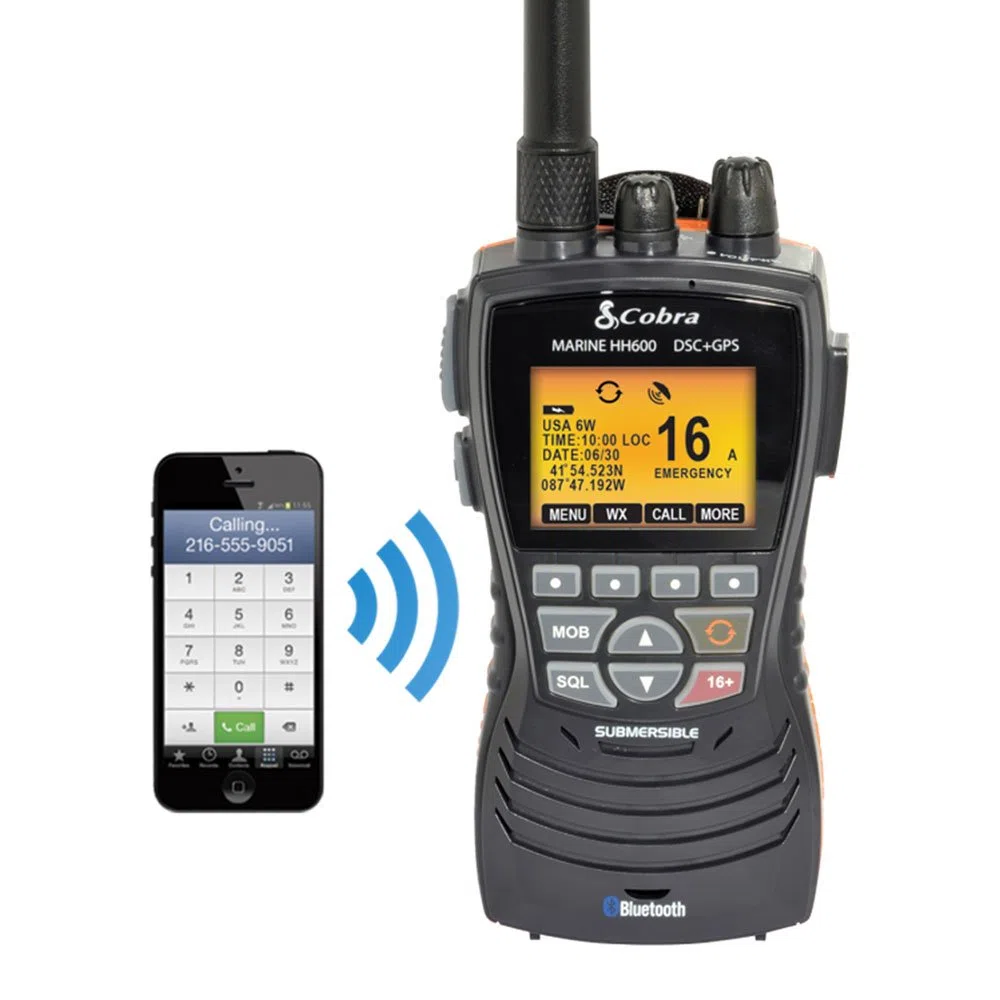 VHF Galleggiante con GPS integrato HH600 - COBRA