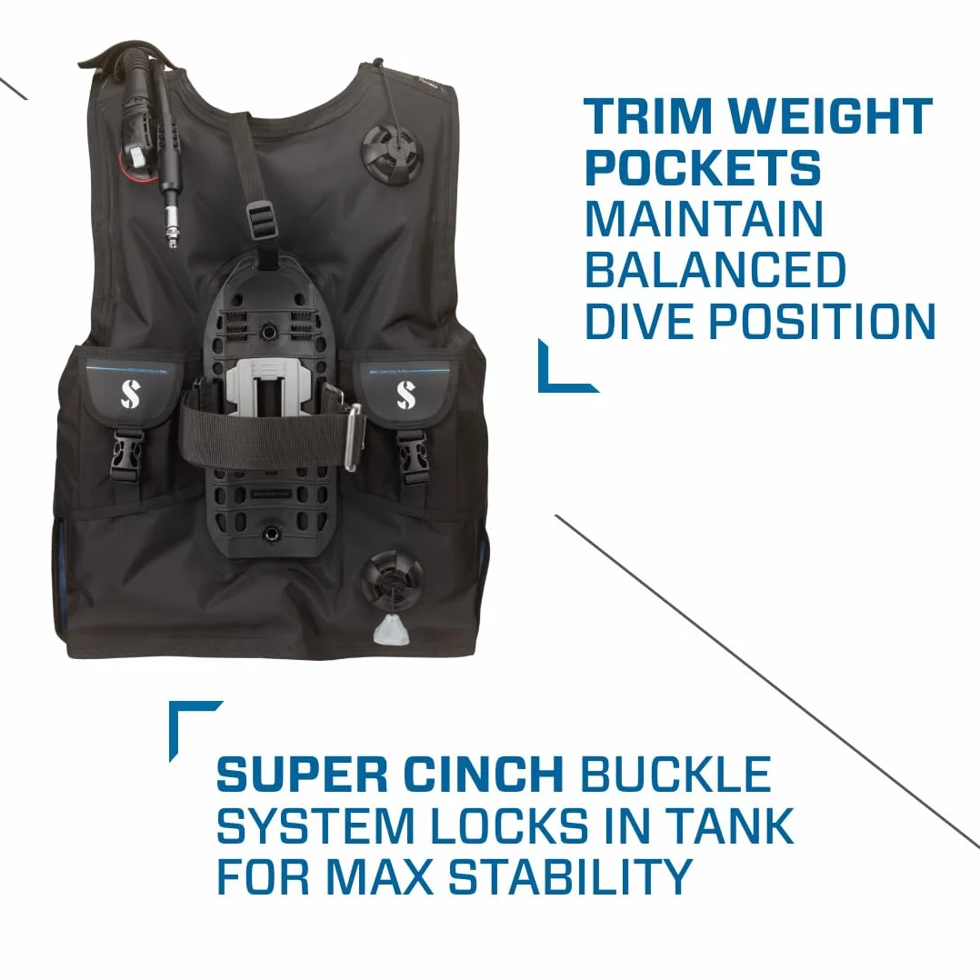 SCUBAPRO Level 2022 M W/BPI - Kit regolatore per Immersioni in Acqua Fredda, Unisex, per Adulti, Nero, One Size