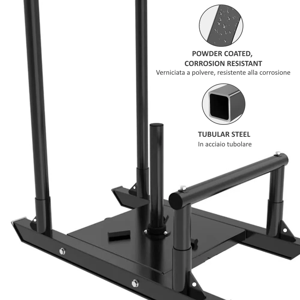 FFitness Slitta Crossfit Cross-Training Slitta Da Allenamento con i Pesi Allena Forza Velocità Potenza Slitta a Spinta da Traino