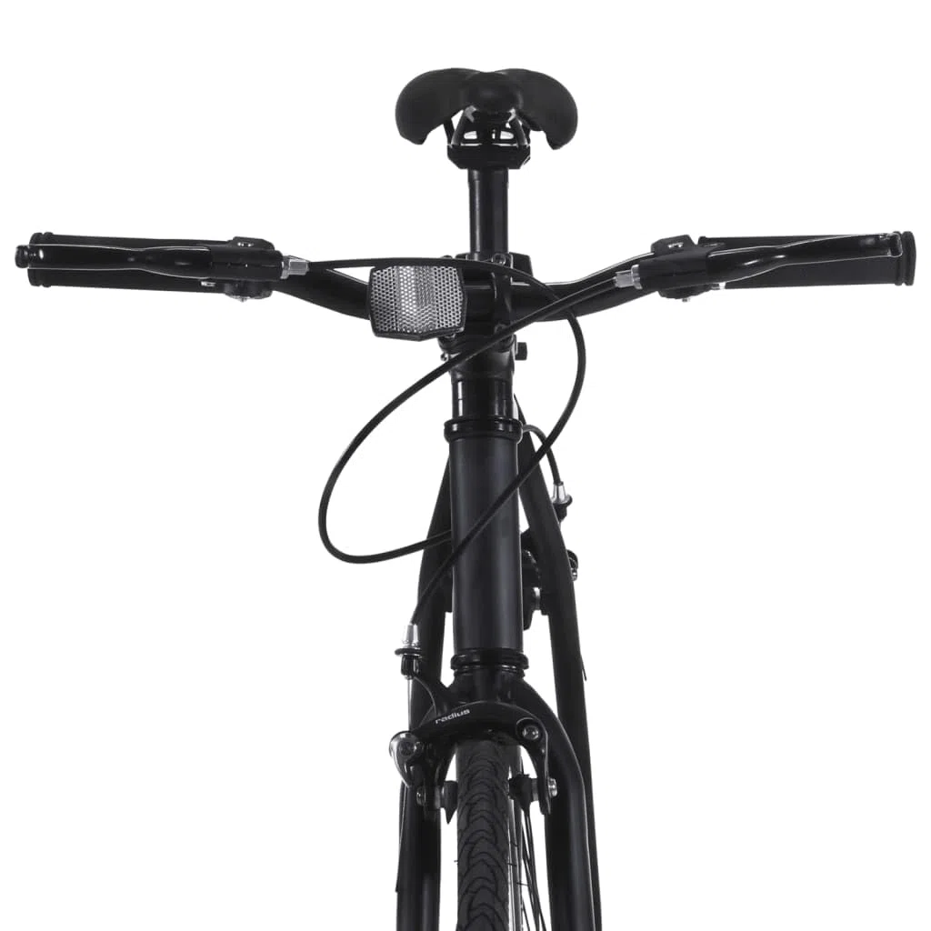 Homgoday Bicicletta a scatto fisso nero e verde 700c 51 cm Home