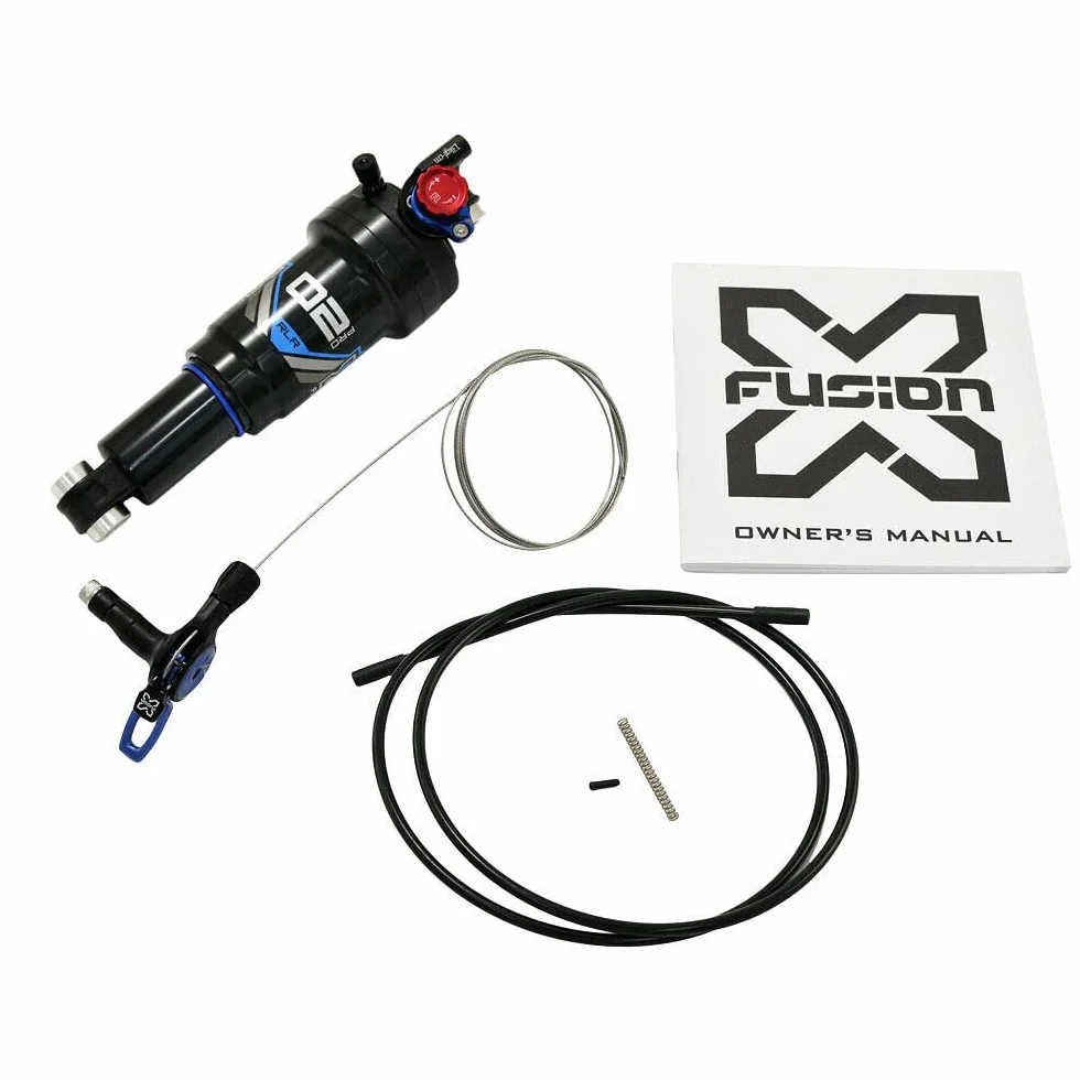 X-Fusion O2 PRO RLR Rear Shock with Remote Control for XC And Trail And AM, 165x38mm, 22-XRNRLR-165-101, YB2031