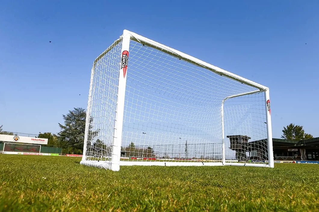POWERSHOT Porta da Calcio New Modello PRO [3.7x2 m] uPVC Unica- ALL'APERTO Tutto L'Anno + Garanzia 2 Anni