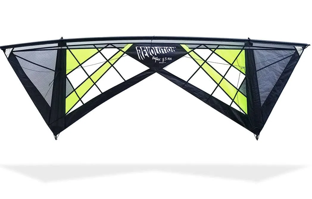 Cervo volante 4 righe Reflex 1.5 RX Spiderweb, SPI Lime #1-1