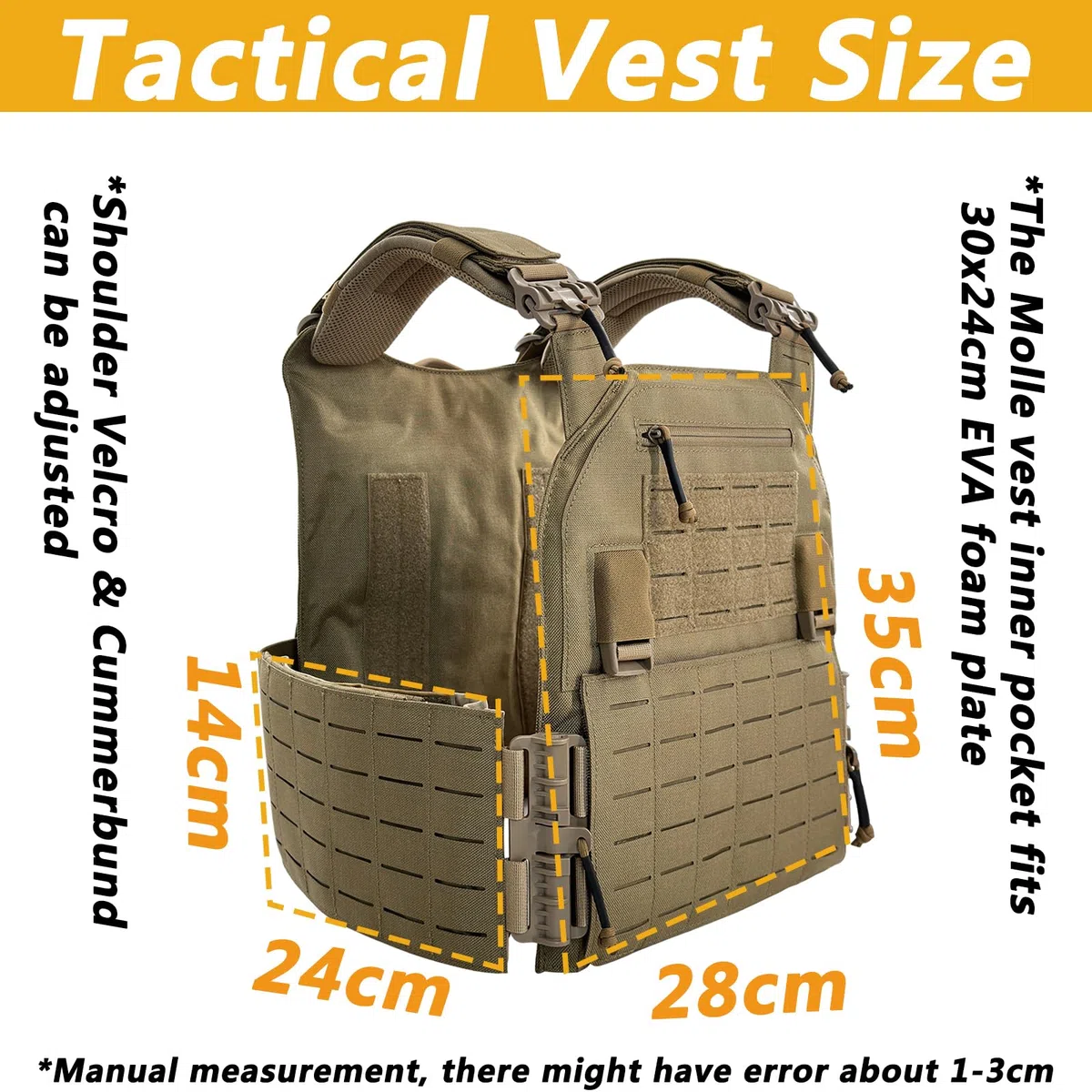 TWINFALCONS Tattico Airsoft JPC Lasercut Gilet Protettivo in Nylon 1000D Portapiatti Militare Compatibile QRS Molle combattere Gilet per Uomo