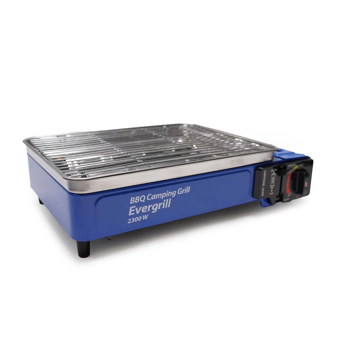 Evergrill Griglia da campeggio a gas butano - incl. 12 bombole di gas - Barbecue a gas - Cucina da campeggio - Griglia da tavolo - Barbecue da tavolo