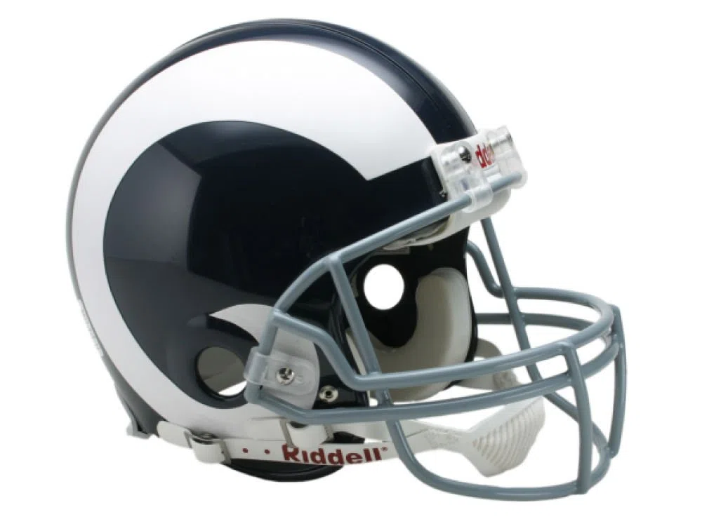 Riddell St. Louis Rams NFL Throwback Mini casco (65-72)