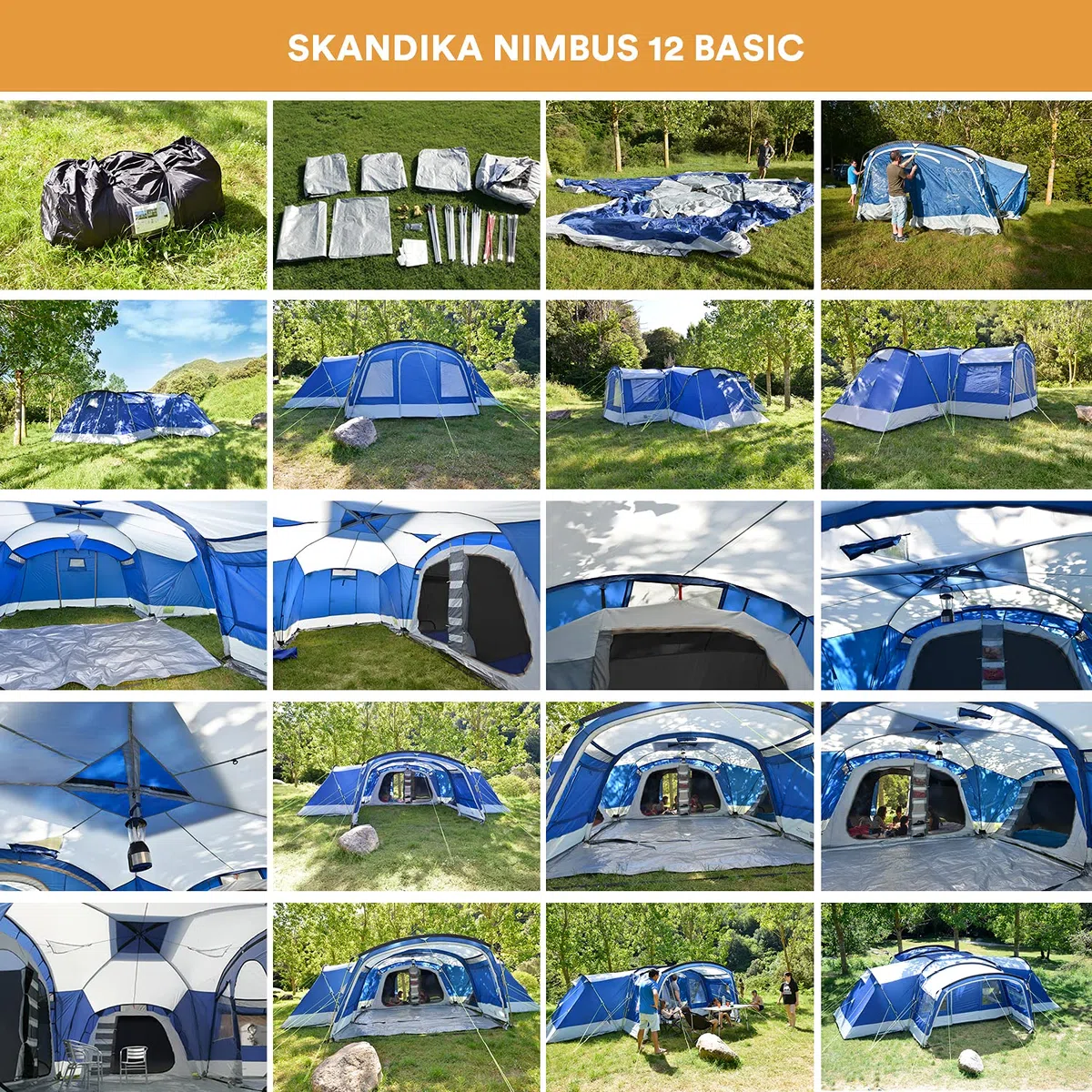 Skandika Nimbus 12 - Tenda da Campeggio