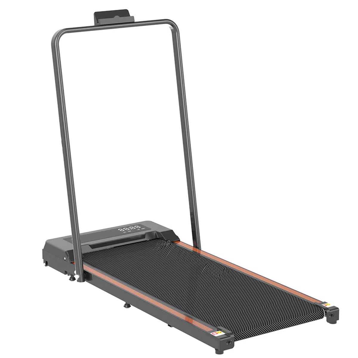 Drgymlee Tapis Roulant 3 in 1, Tapis Roulant Pieghevole Sotto Scrivania con Maniglia, Compatto e Silenzioso 1–10 km/h per Casa, Ufficio, Camminata e Jogging, con Telecomando e Display LED