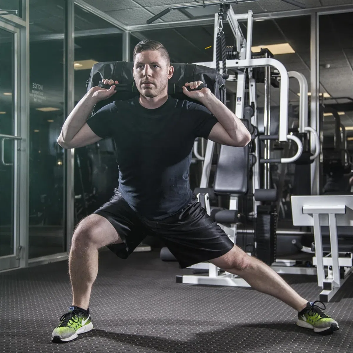 Taeku Sacco Pesi per Fitness, Regolabile Power Bag con 6 Maniglie, per Allenamento di Forza, per Allenamento Funzionale