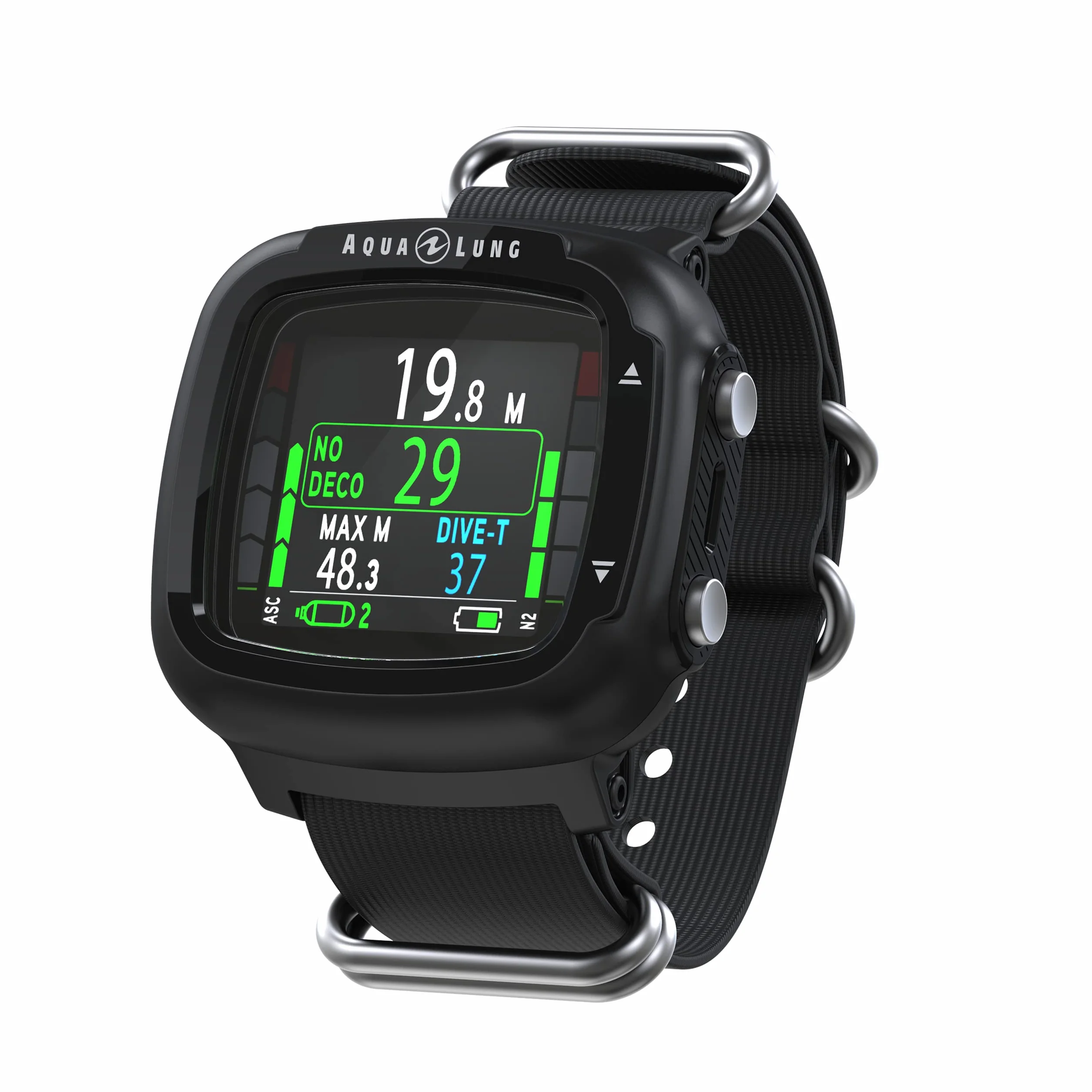 Aqualung Computer subacqueo, Bluetooth, Display a Colori Ultra-Luminoso e leggibile, interfaccia intuitiva, Computer subacqueo con Batteria Ricaricabile, Ideale per Immersioni subacquee